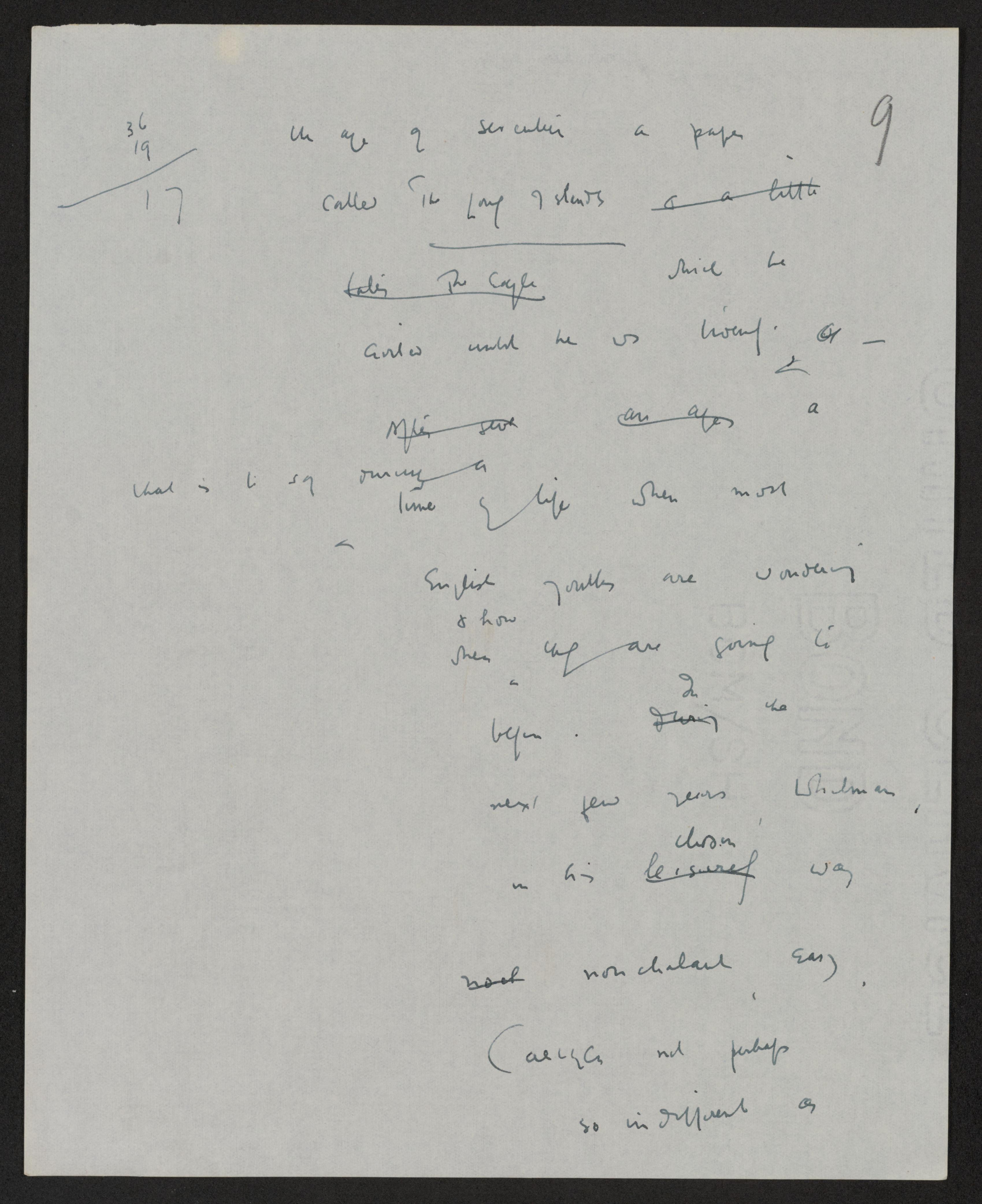 Scanned image of the current content page