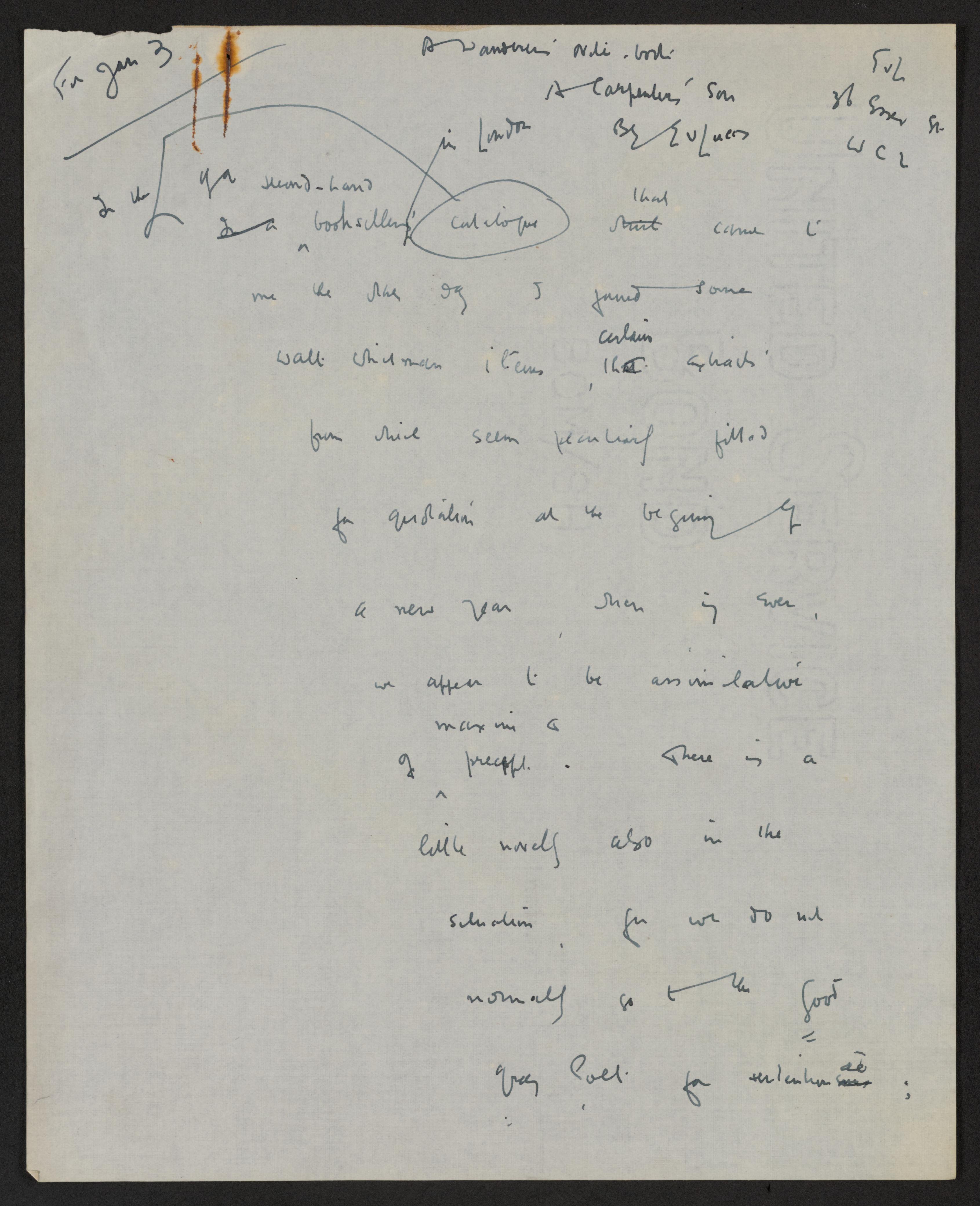 Scanned image of the current content page