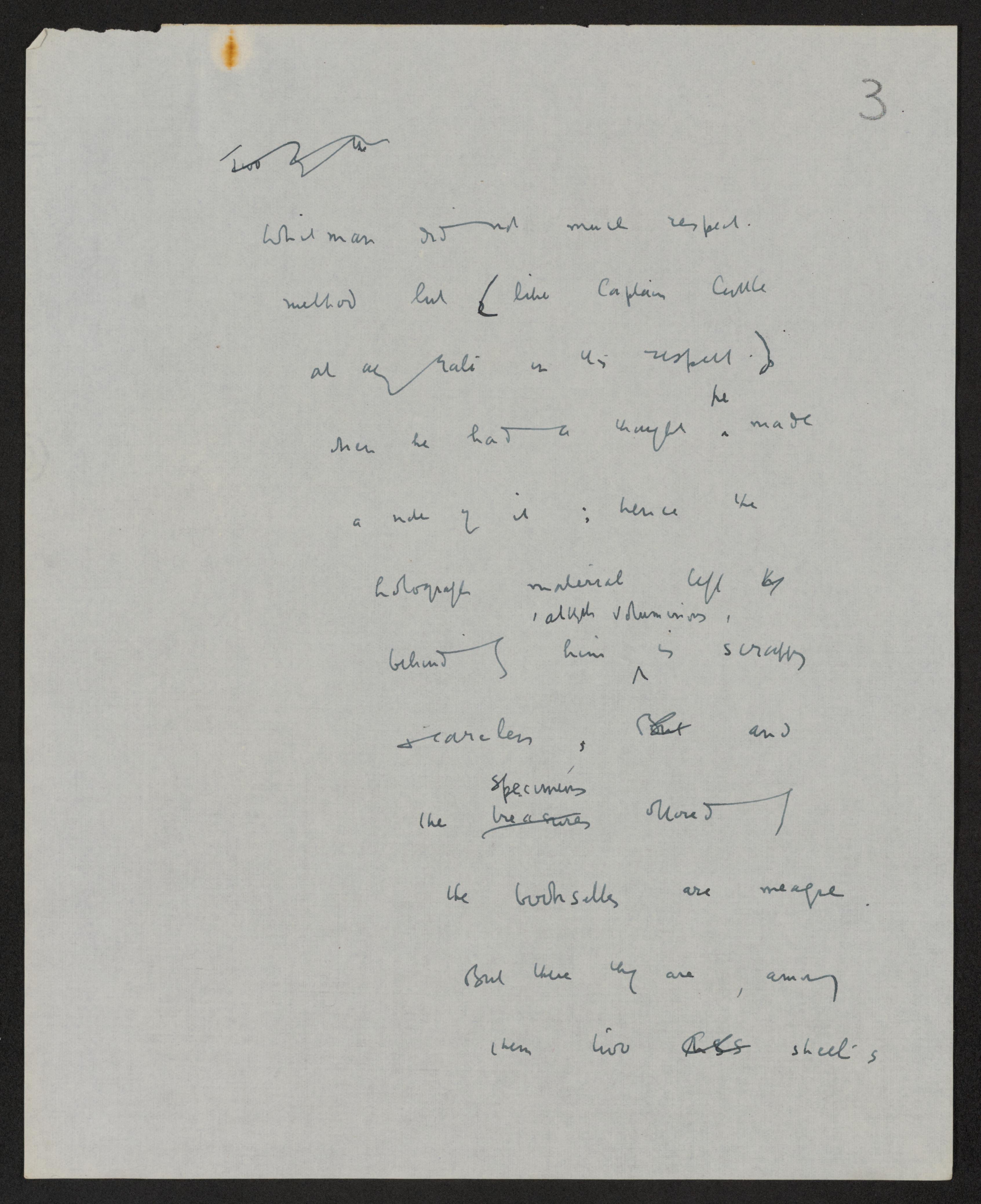 Scanned image of the current content page