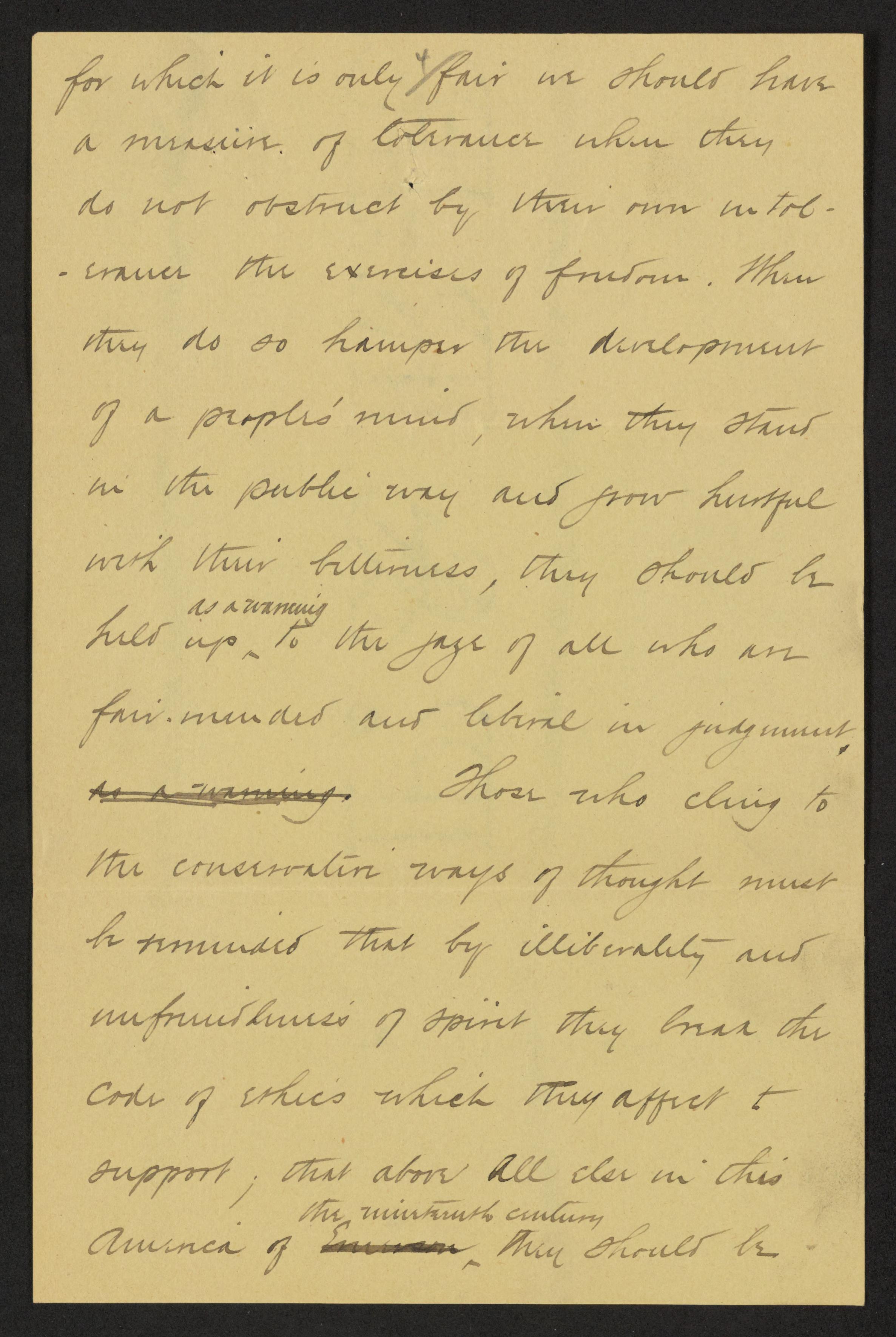 Scanned image of the current content page