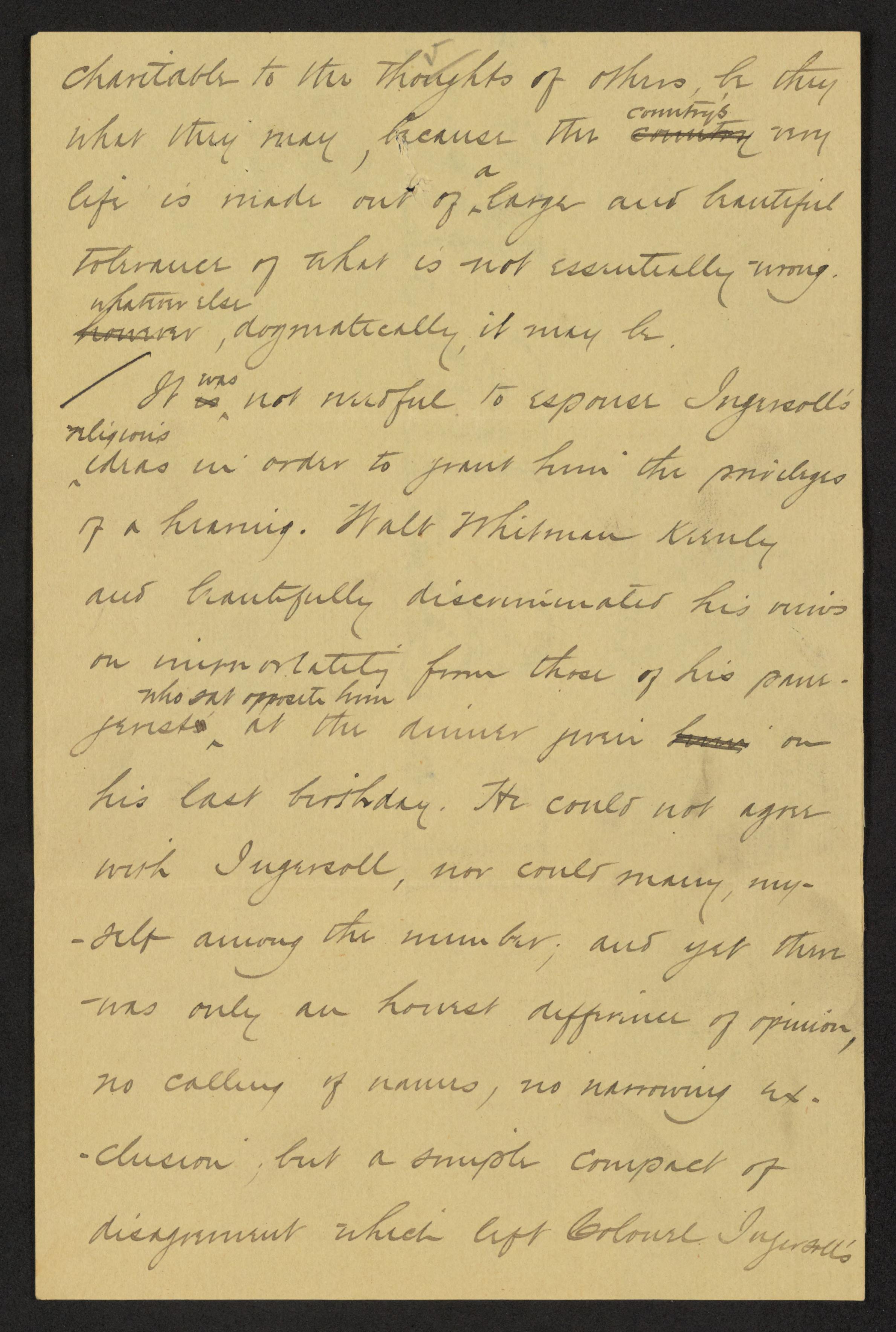 Scanned image of the current content page