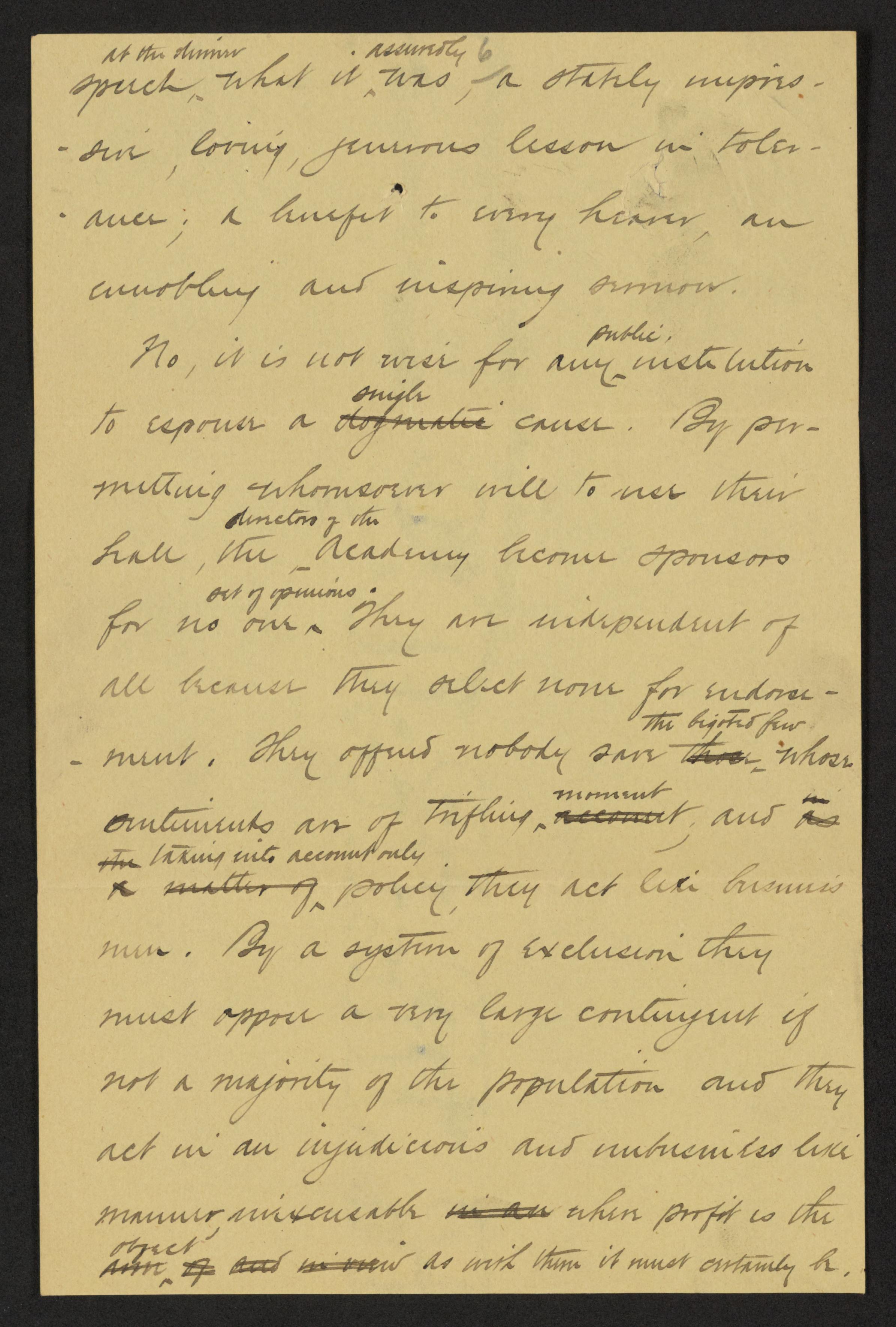 Scanned image of the current content page