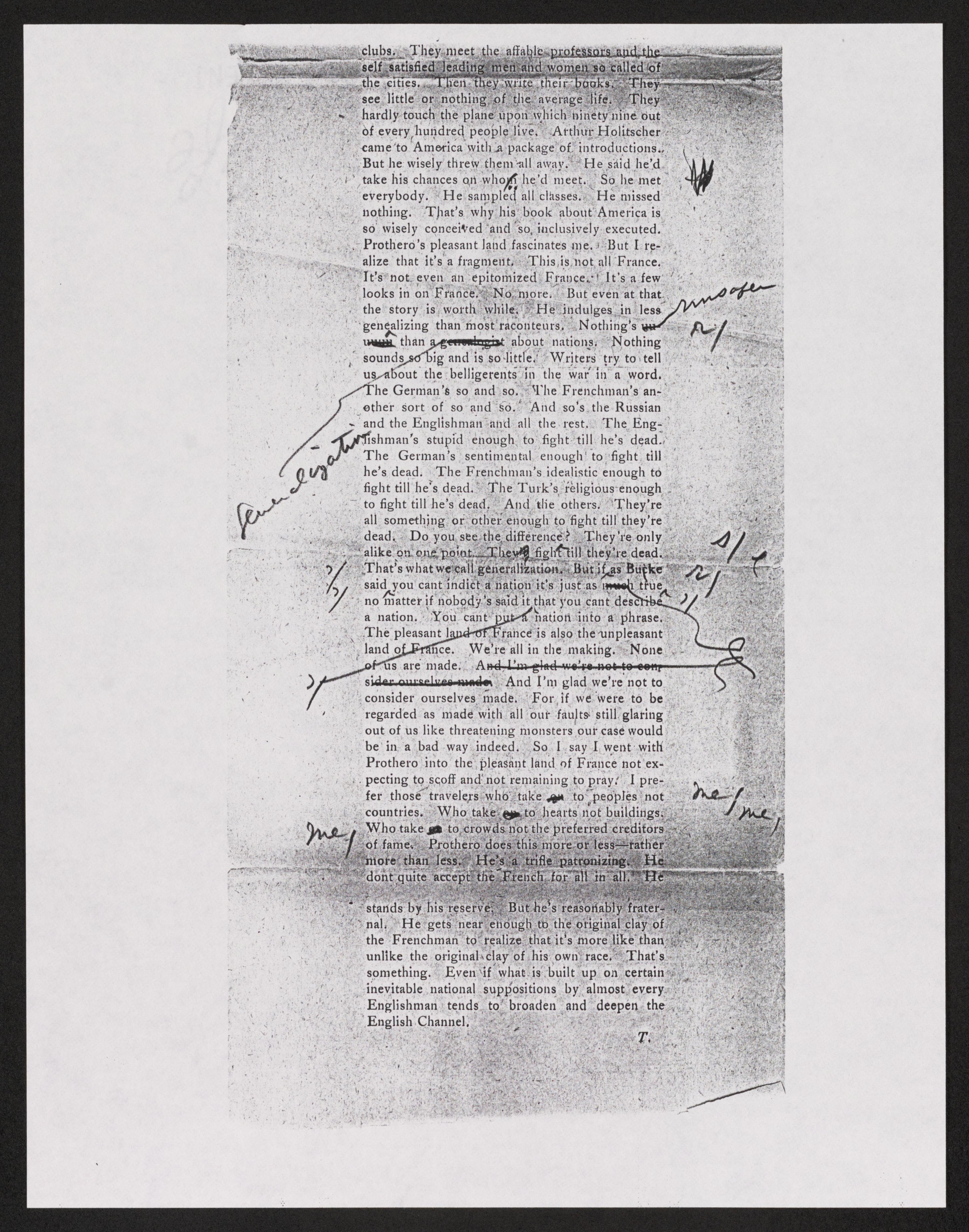 Scanned image of the current content page