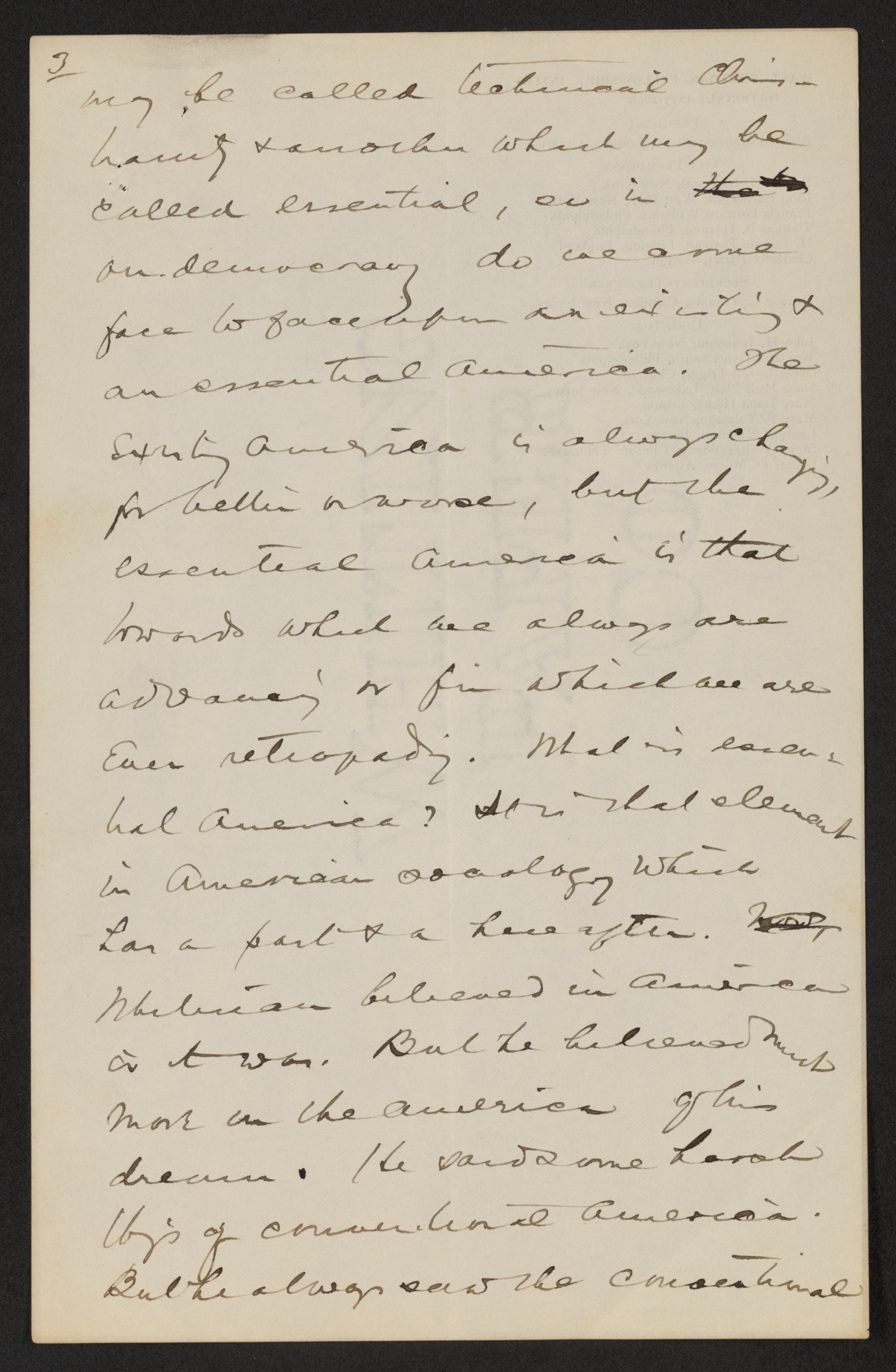 Scanned image of the current content page