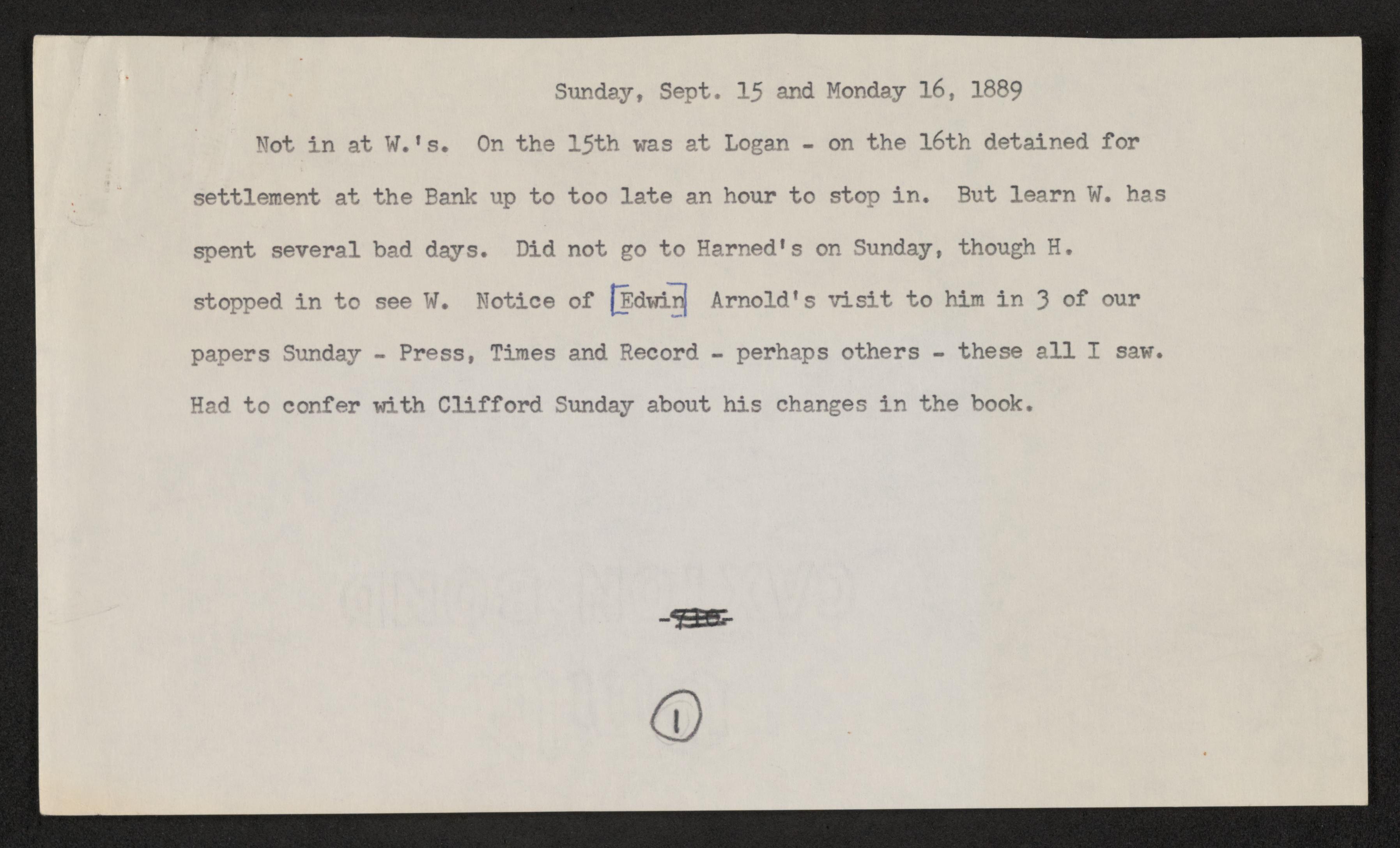 Scanned image of the current content page