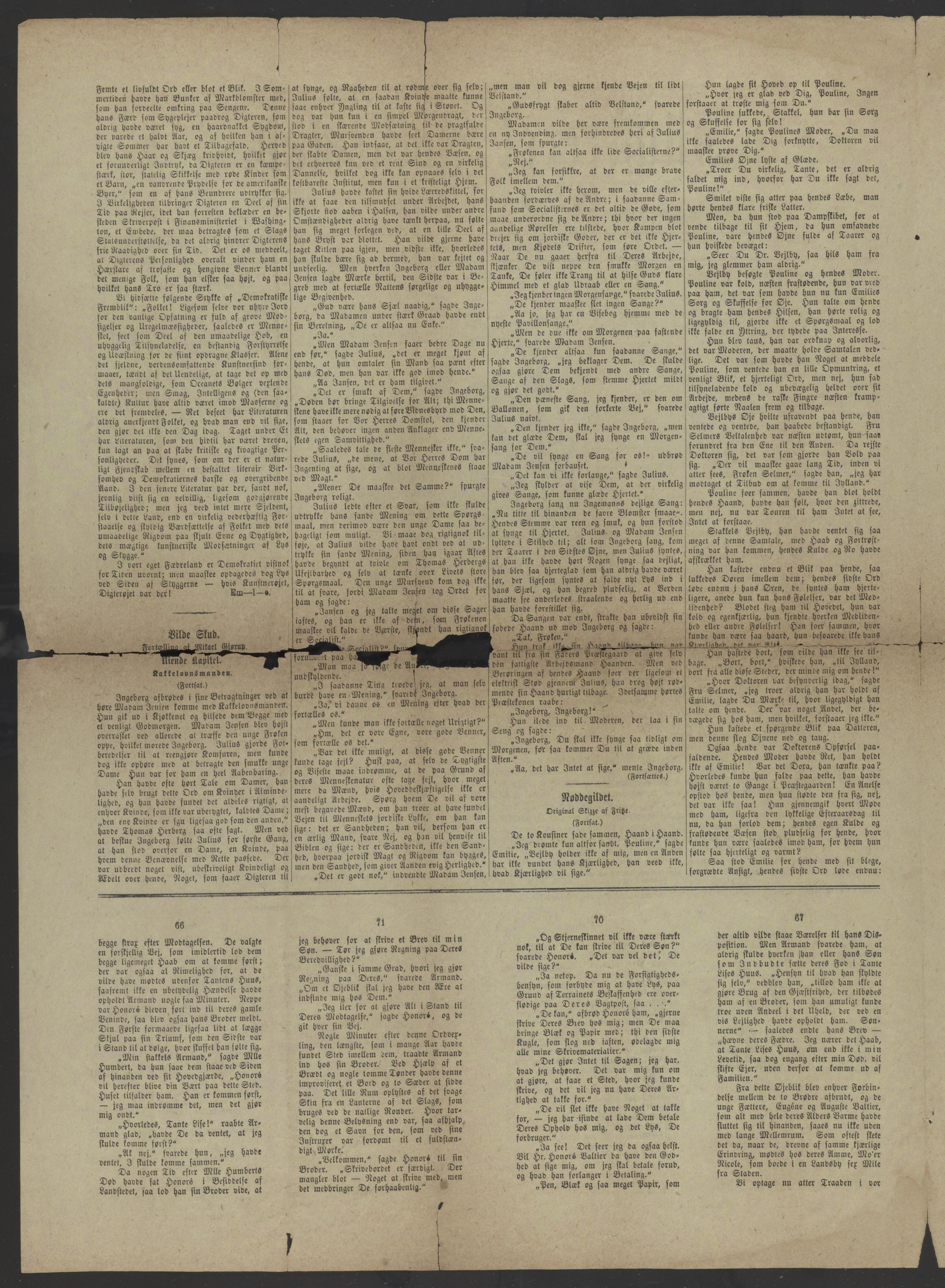 Scanned image of the current content page