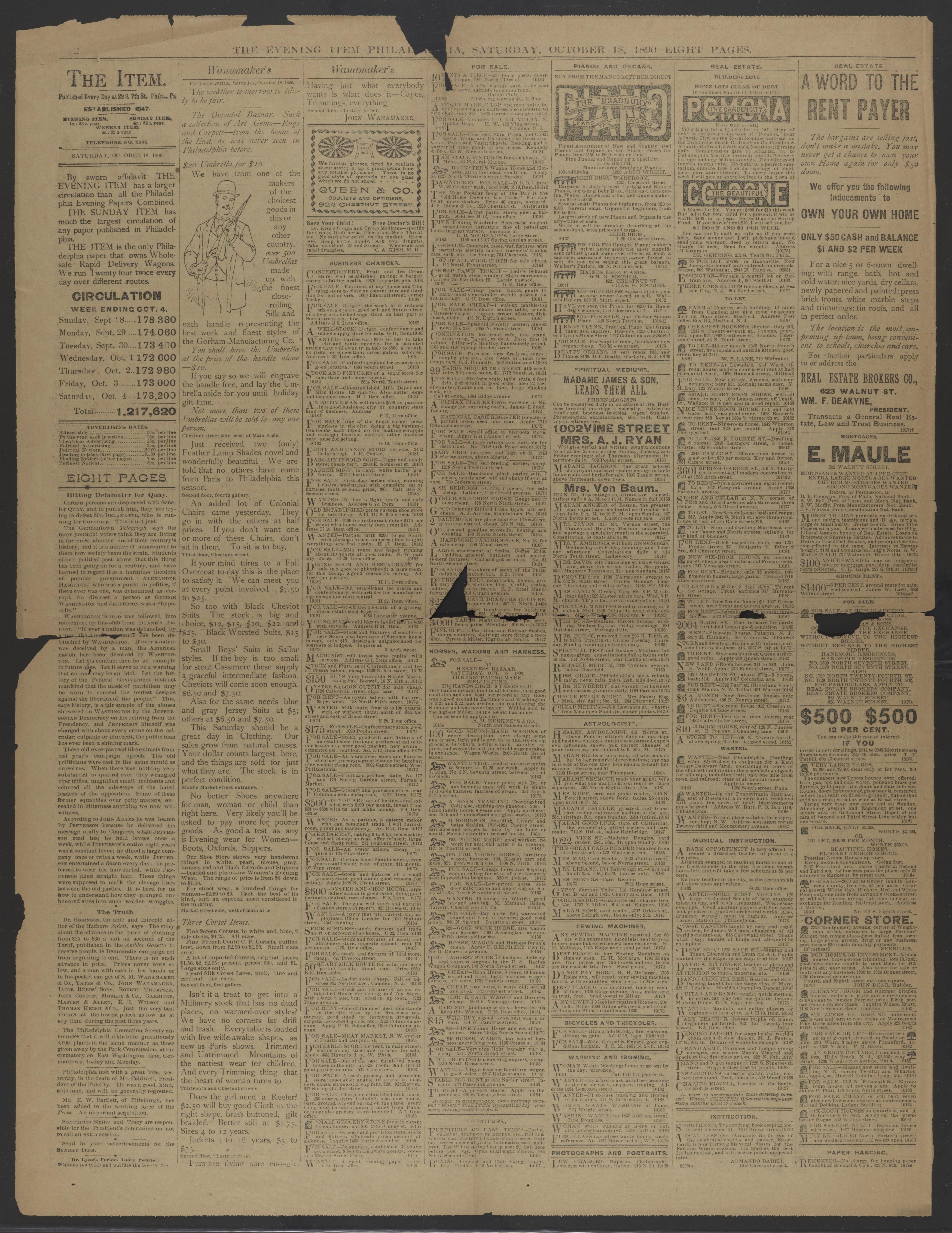 Scanned image of the current content page