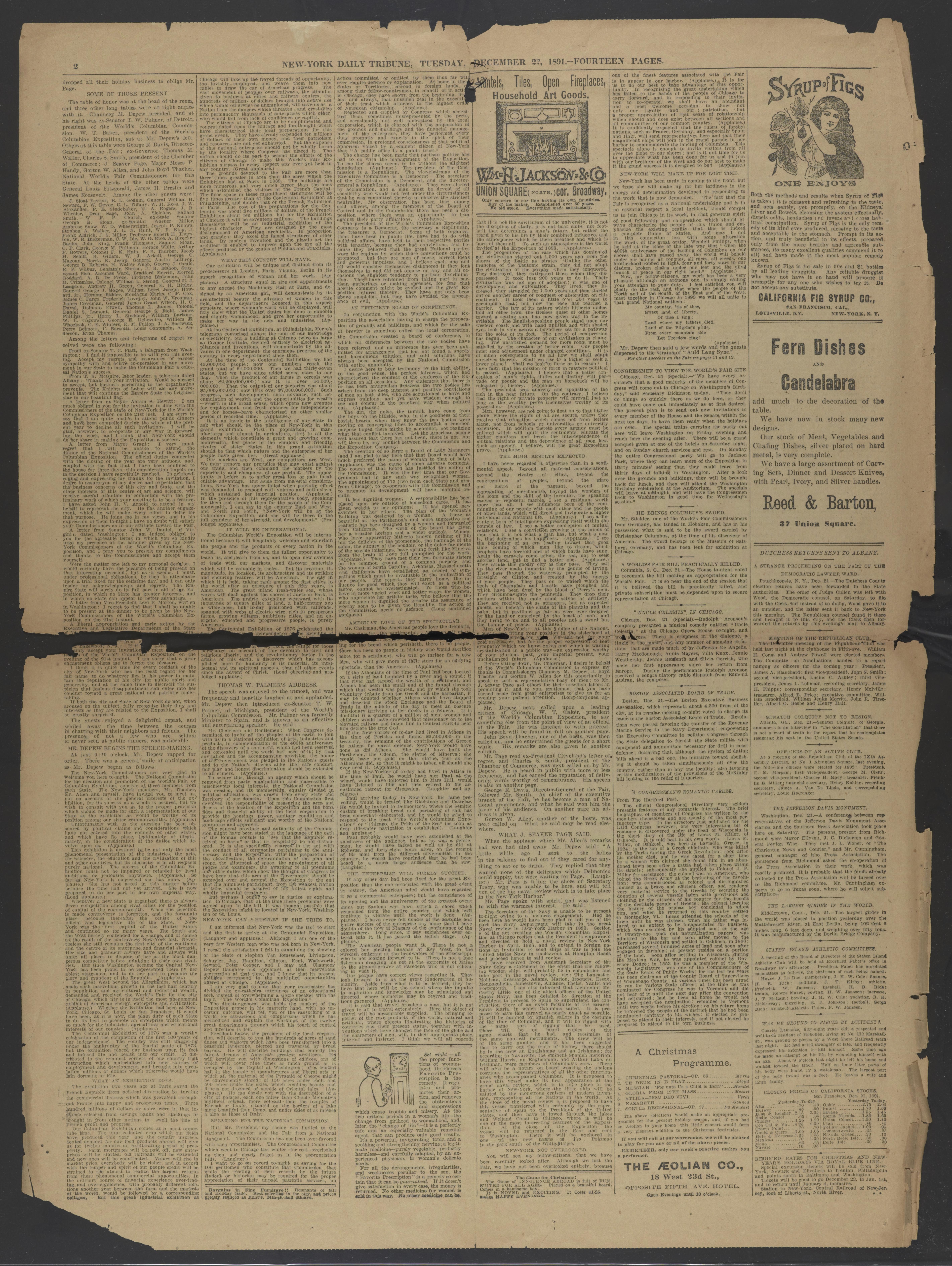 Scanned image of the current content page