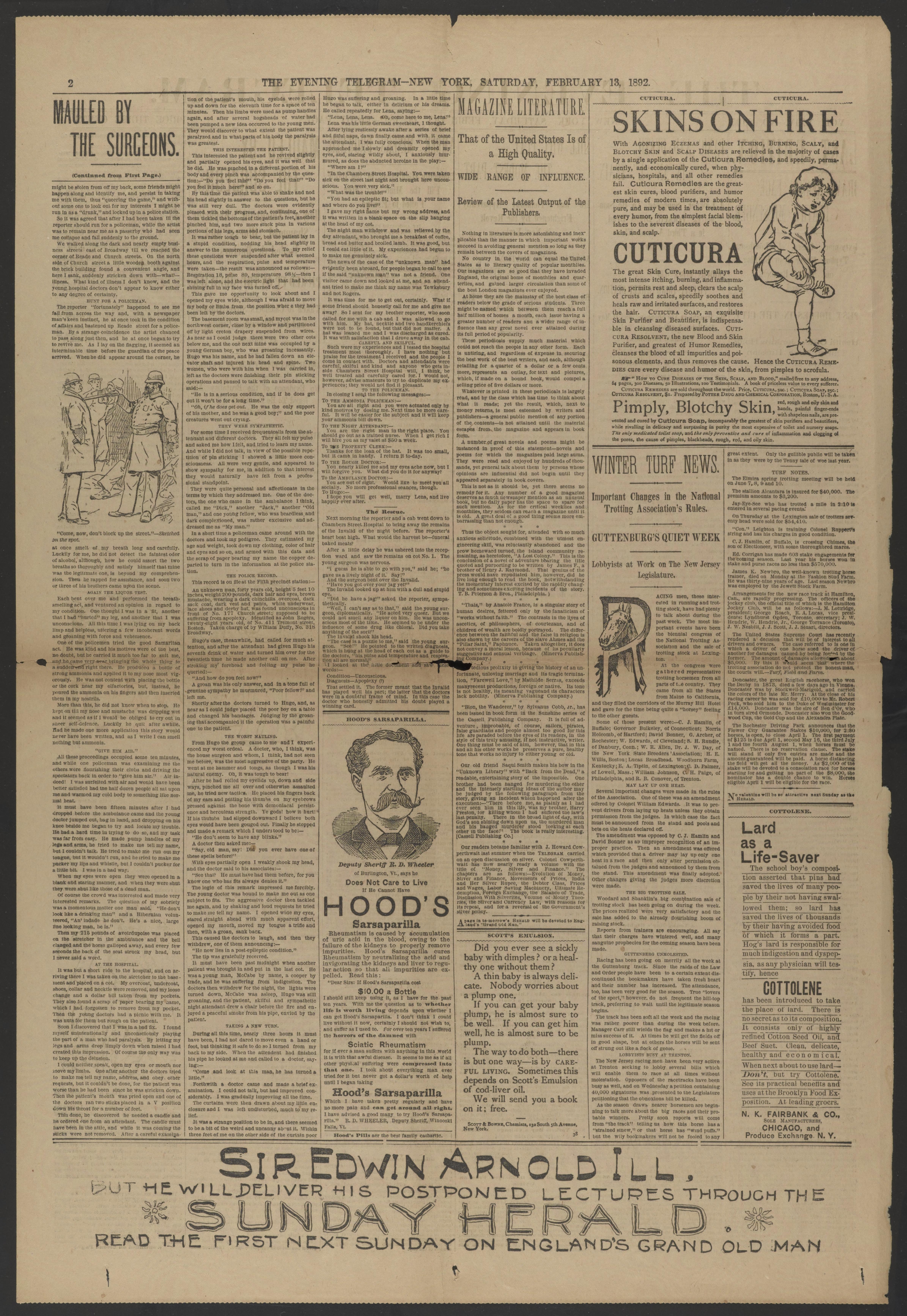 Scanned image of the current content page