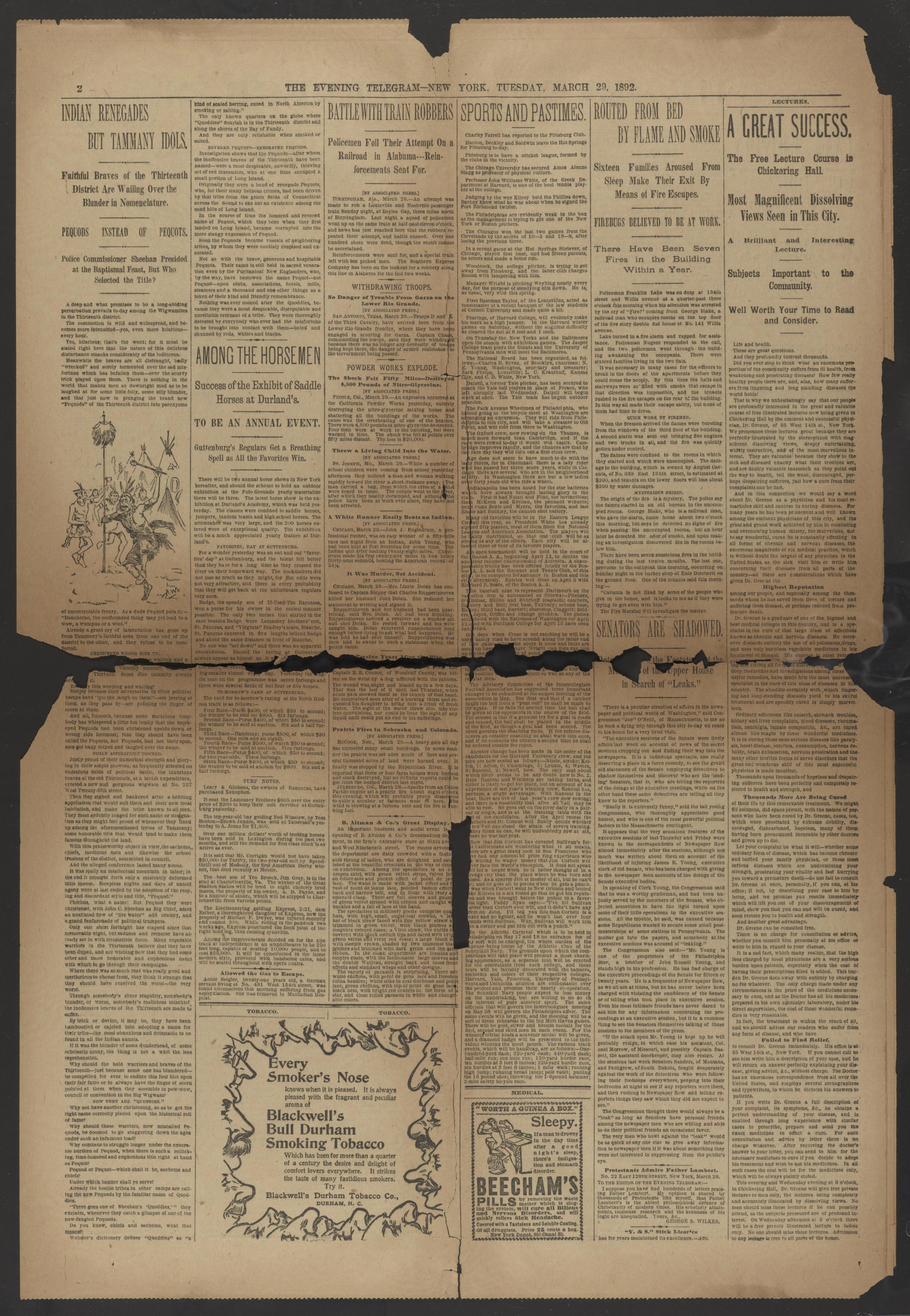 Scanned image of the current content page