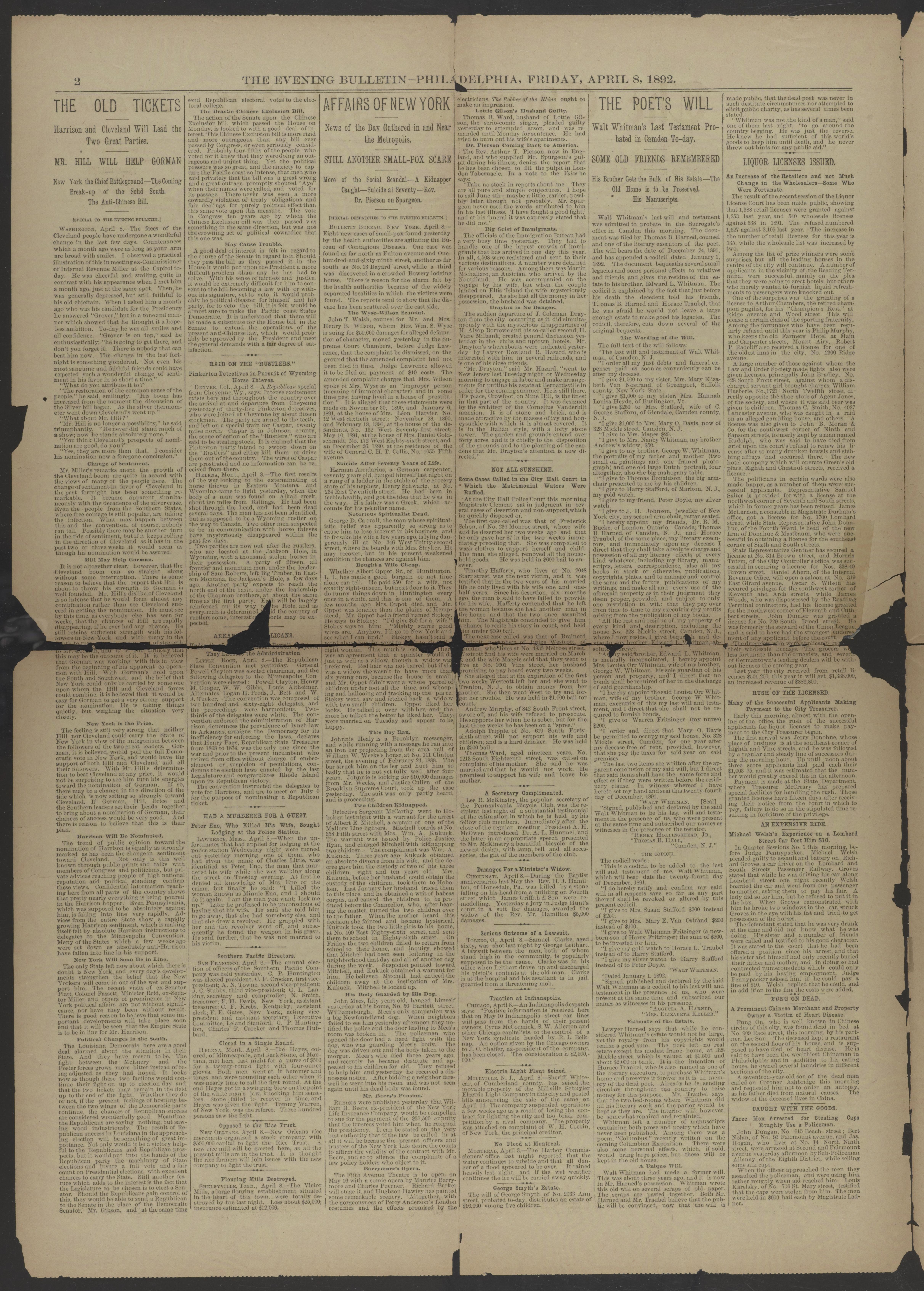 Scanned image of the current content page