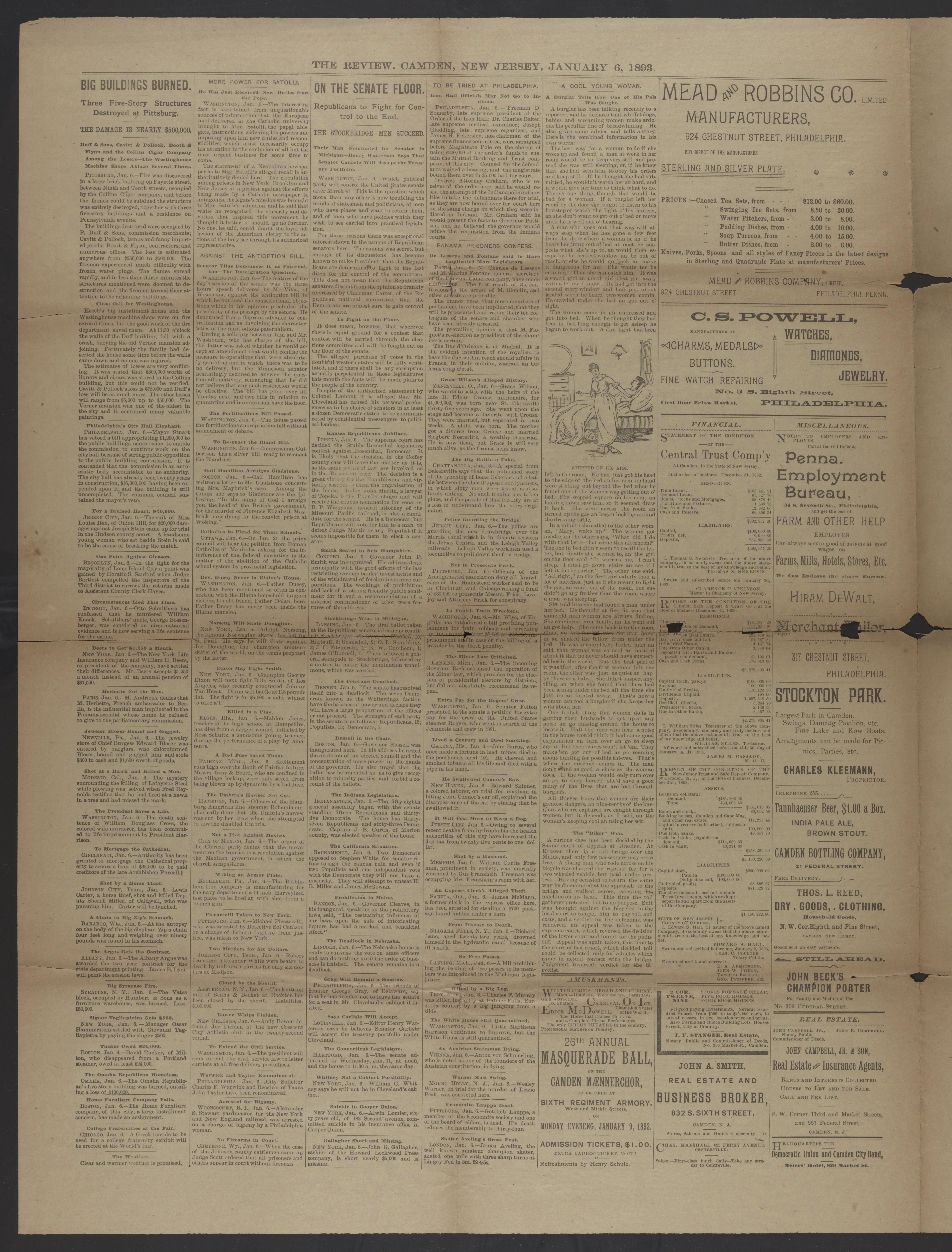 Scanned image of the current content page