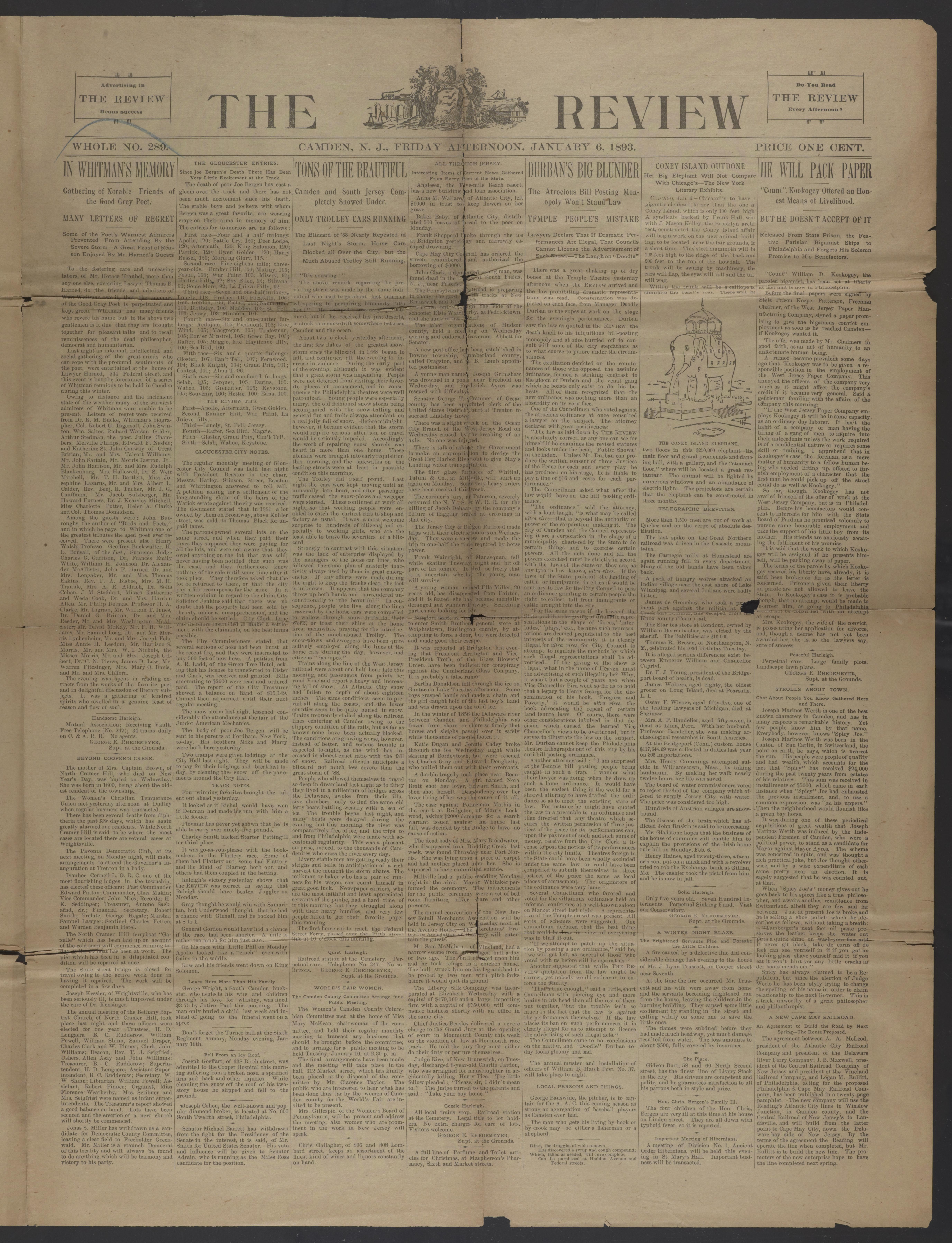 Scanned image of the current content page