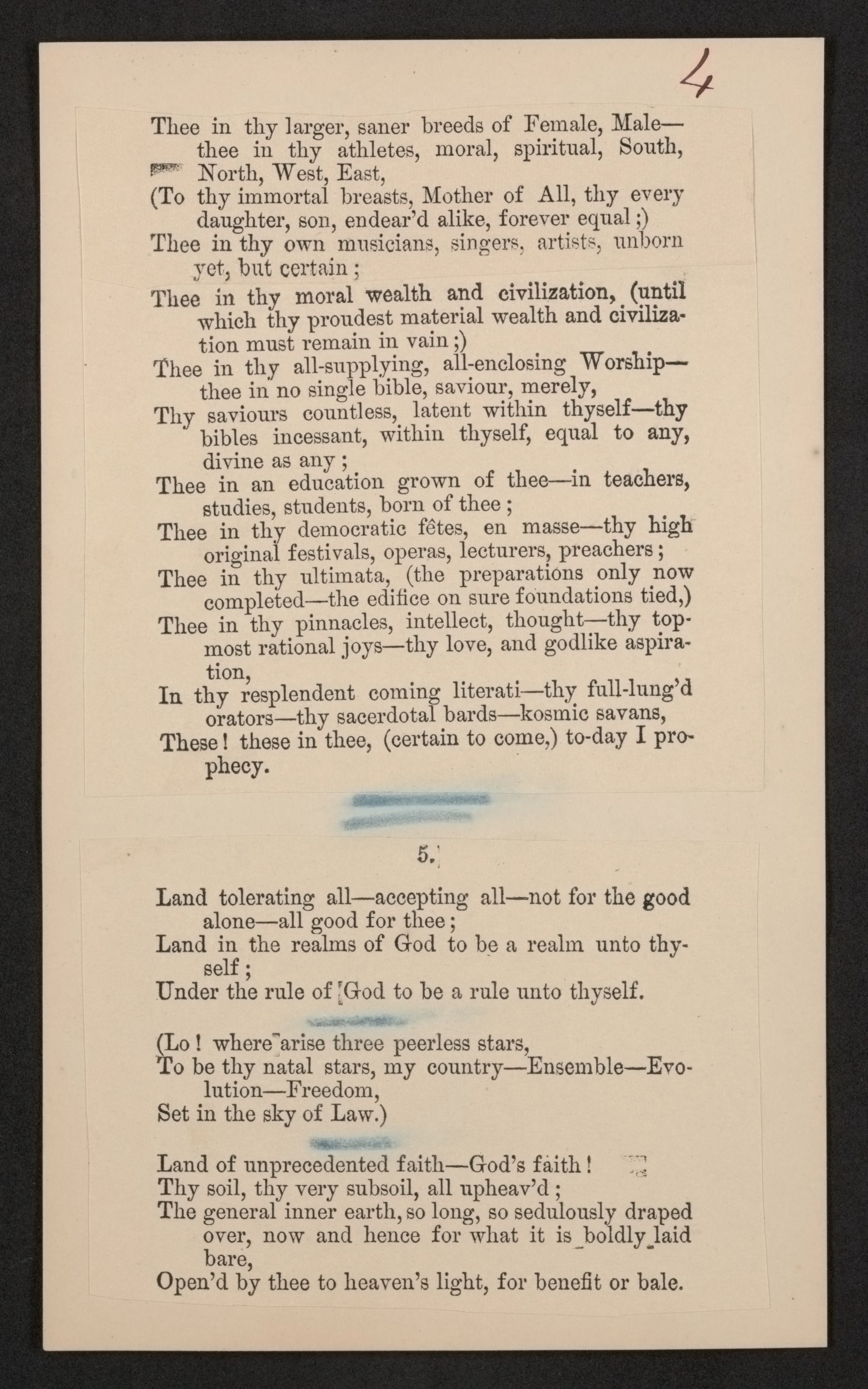 Scanned image of the current content page