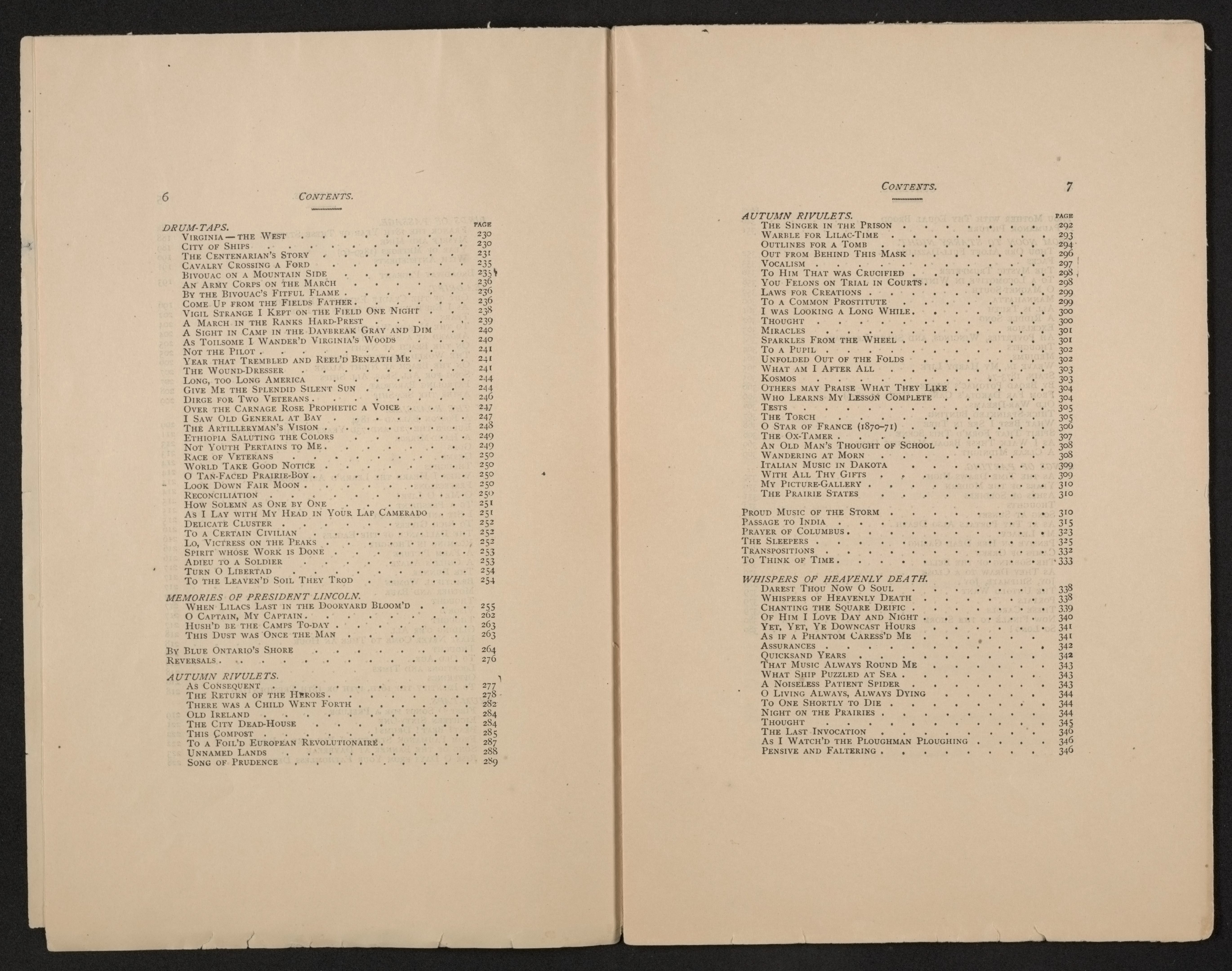 Scanned image of the current content page