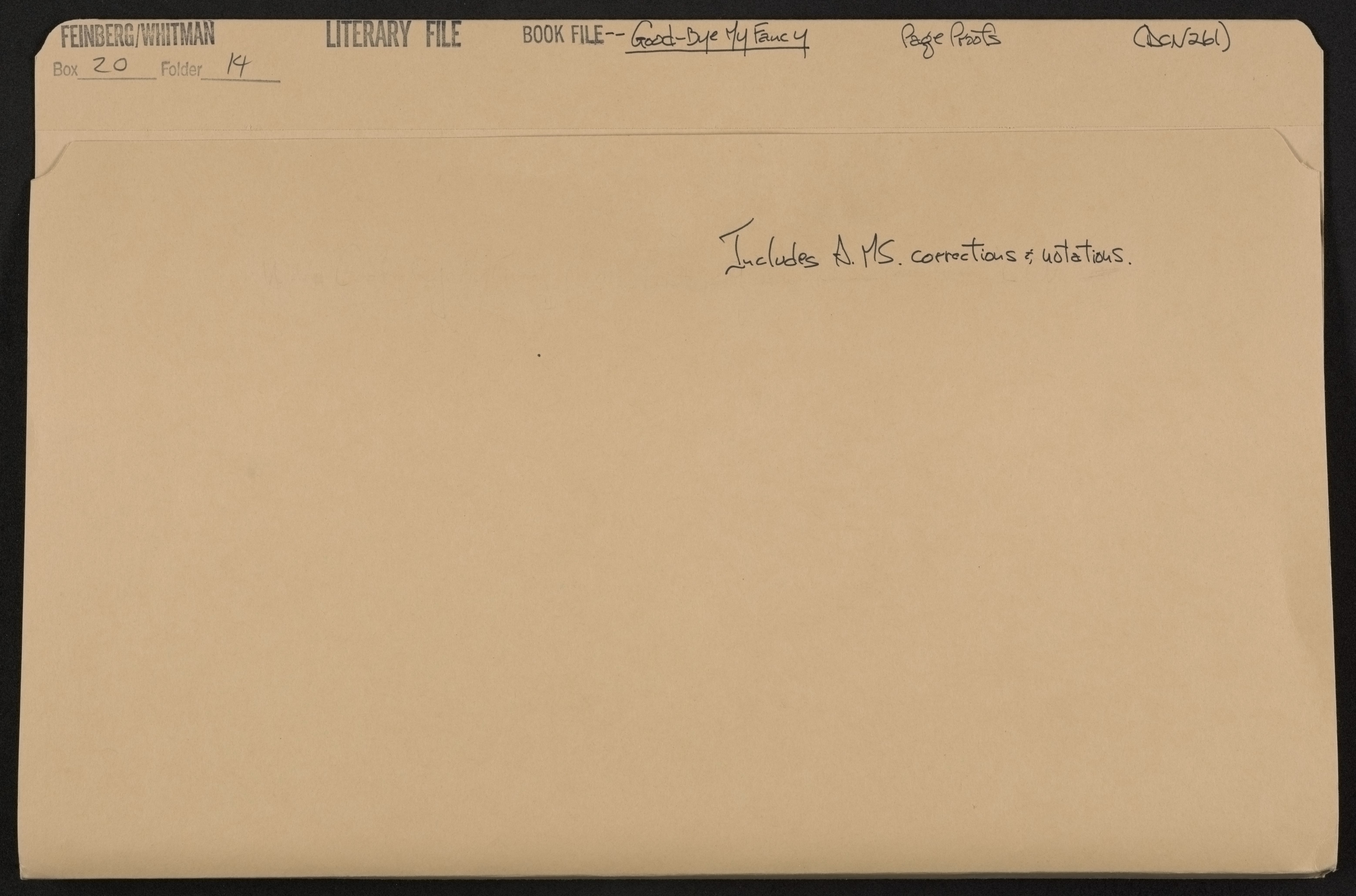 Scanned image of the current content page