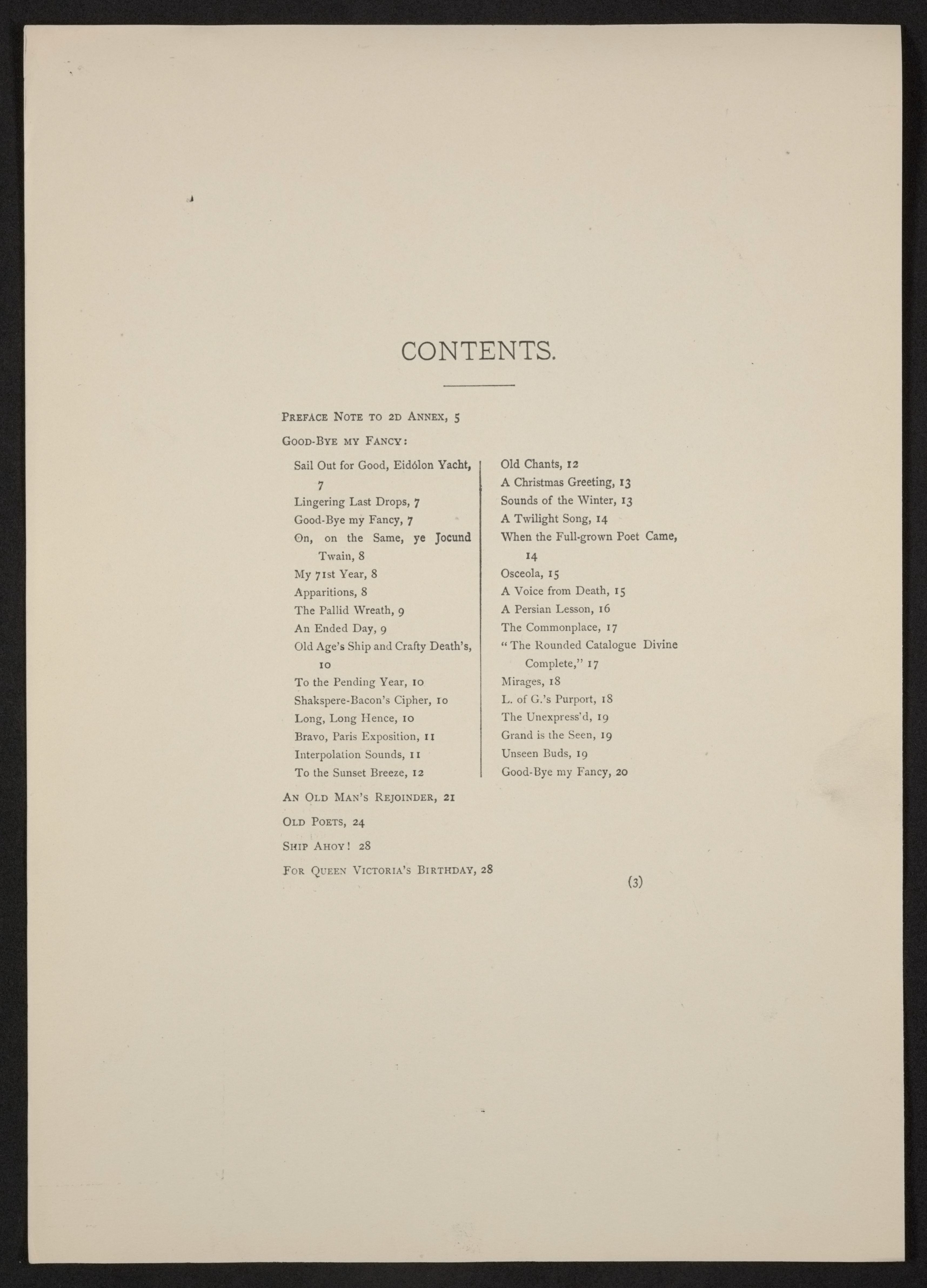 Scanned image of the current content page