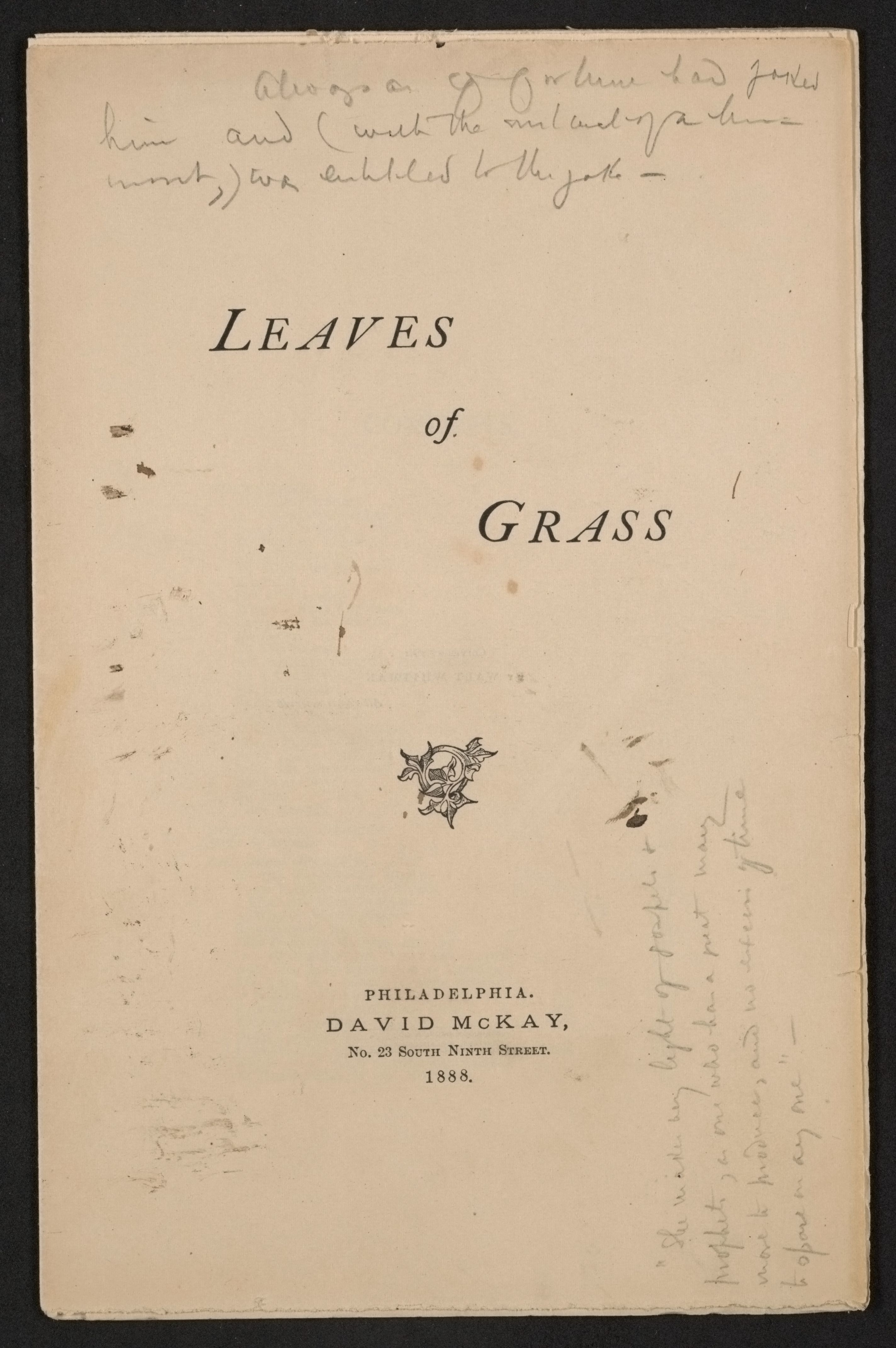 Scanned image of the current content page