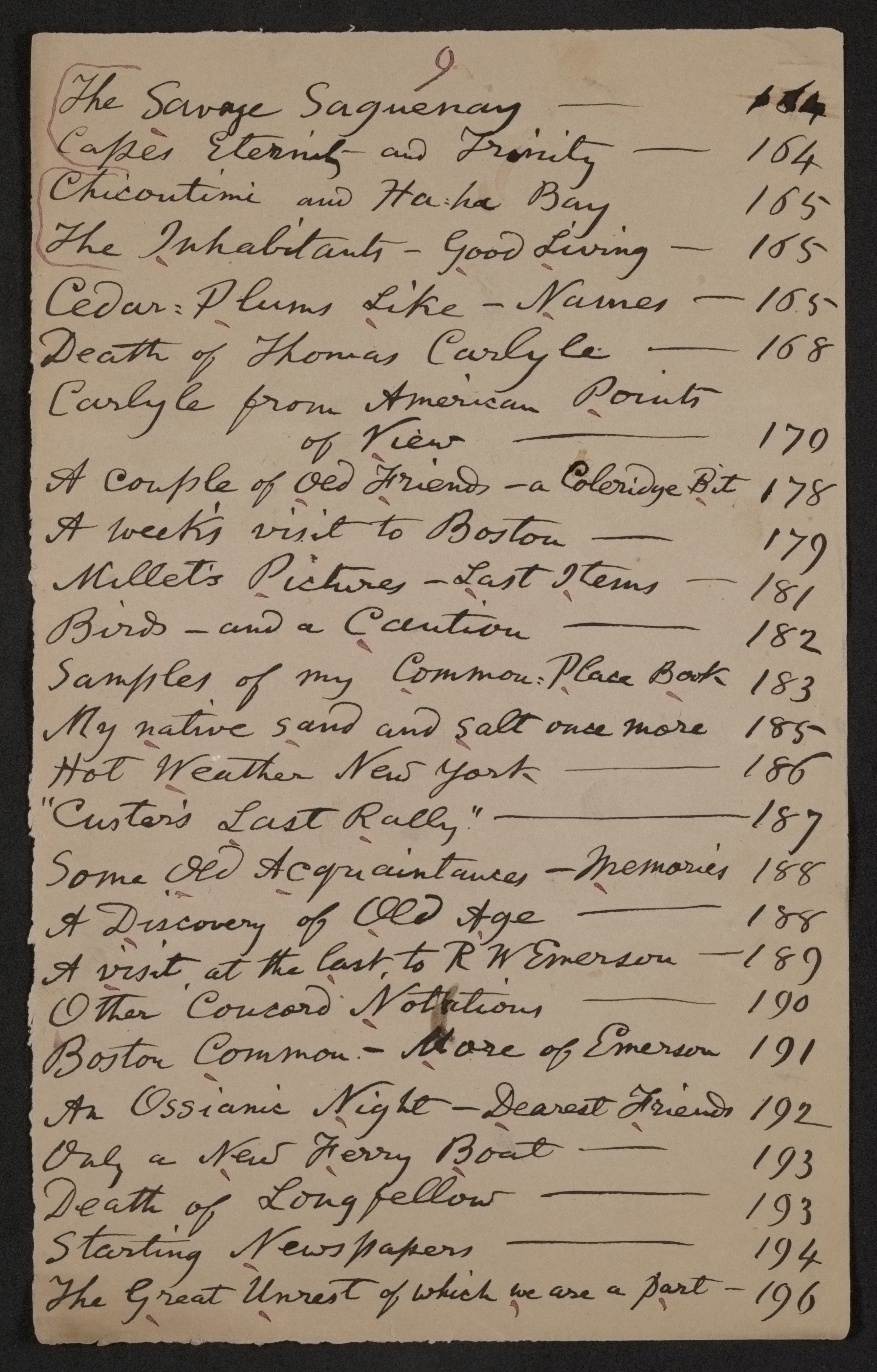 Scanned image of the current content page