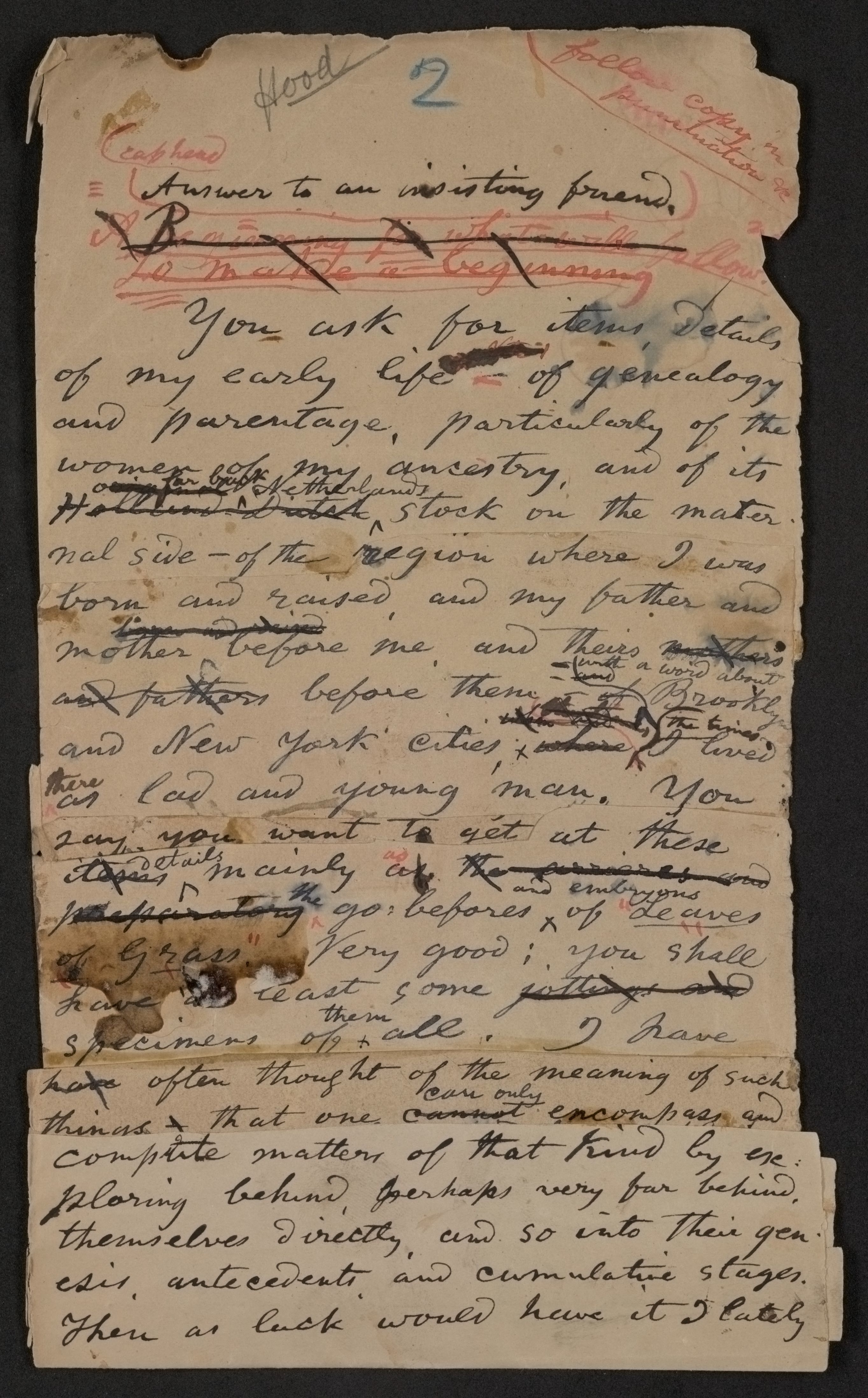 Scanned image of the current content page