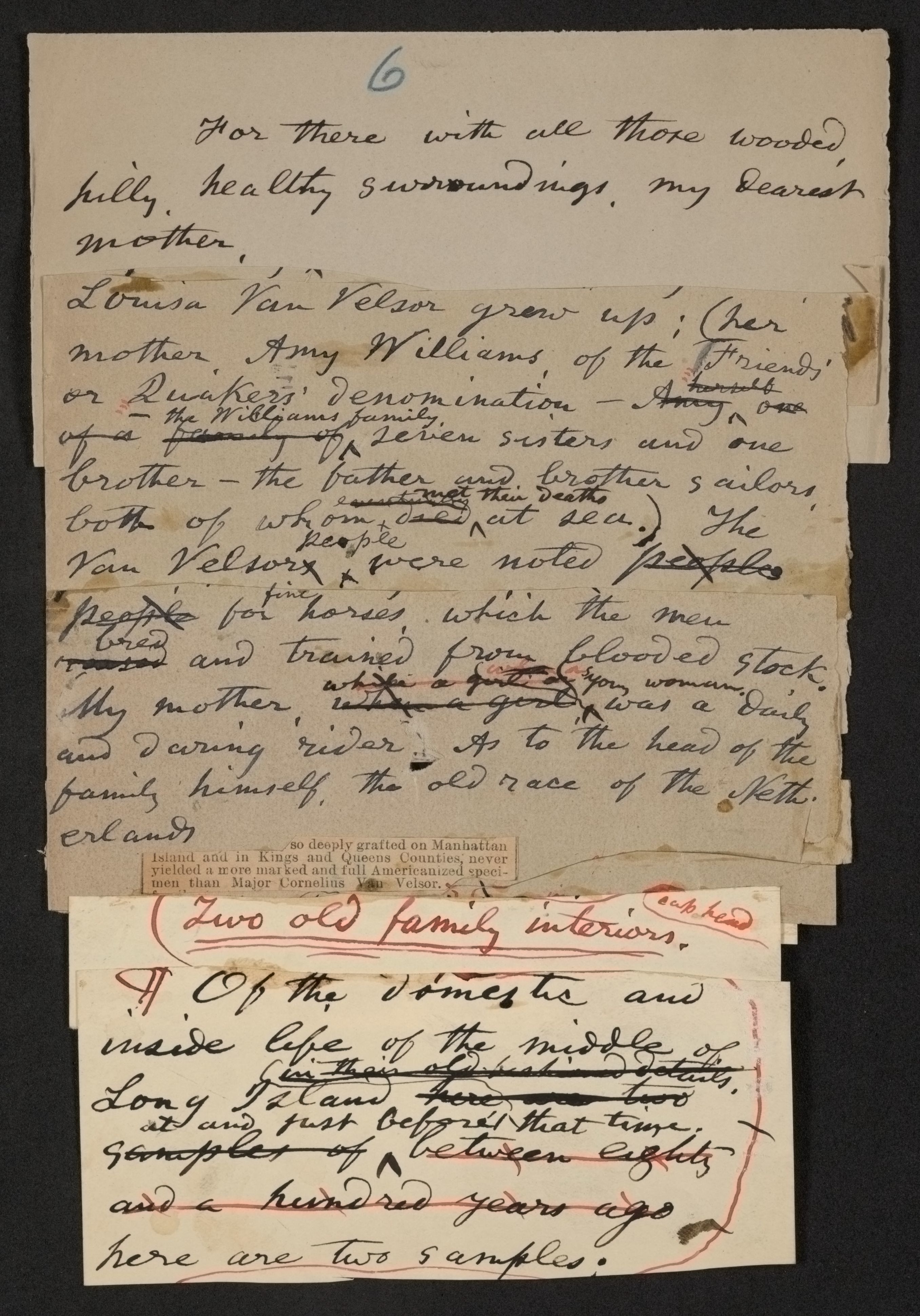 Scanned image of the current content page