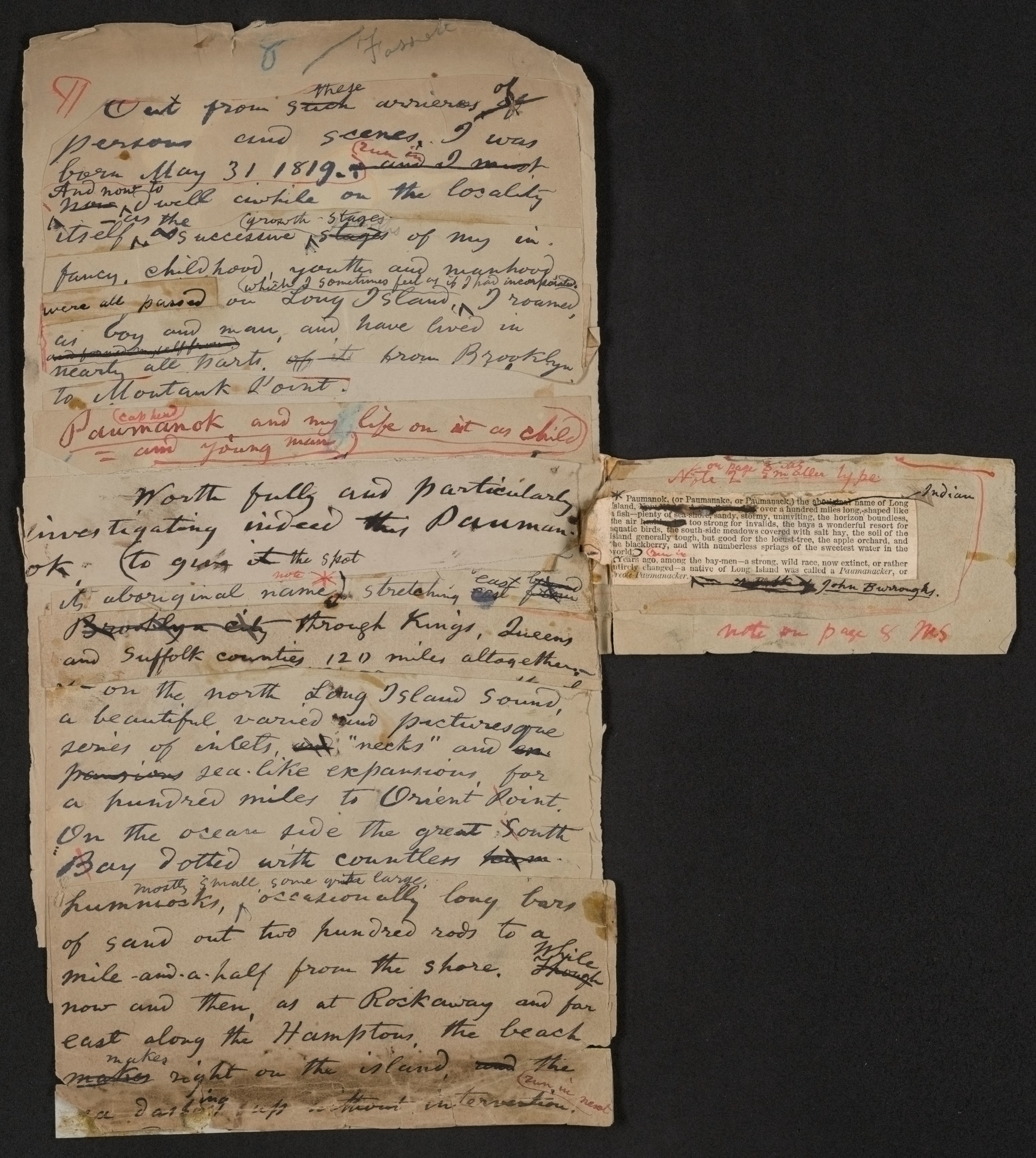 Scanned image of the current content page