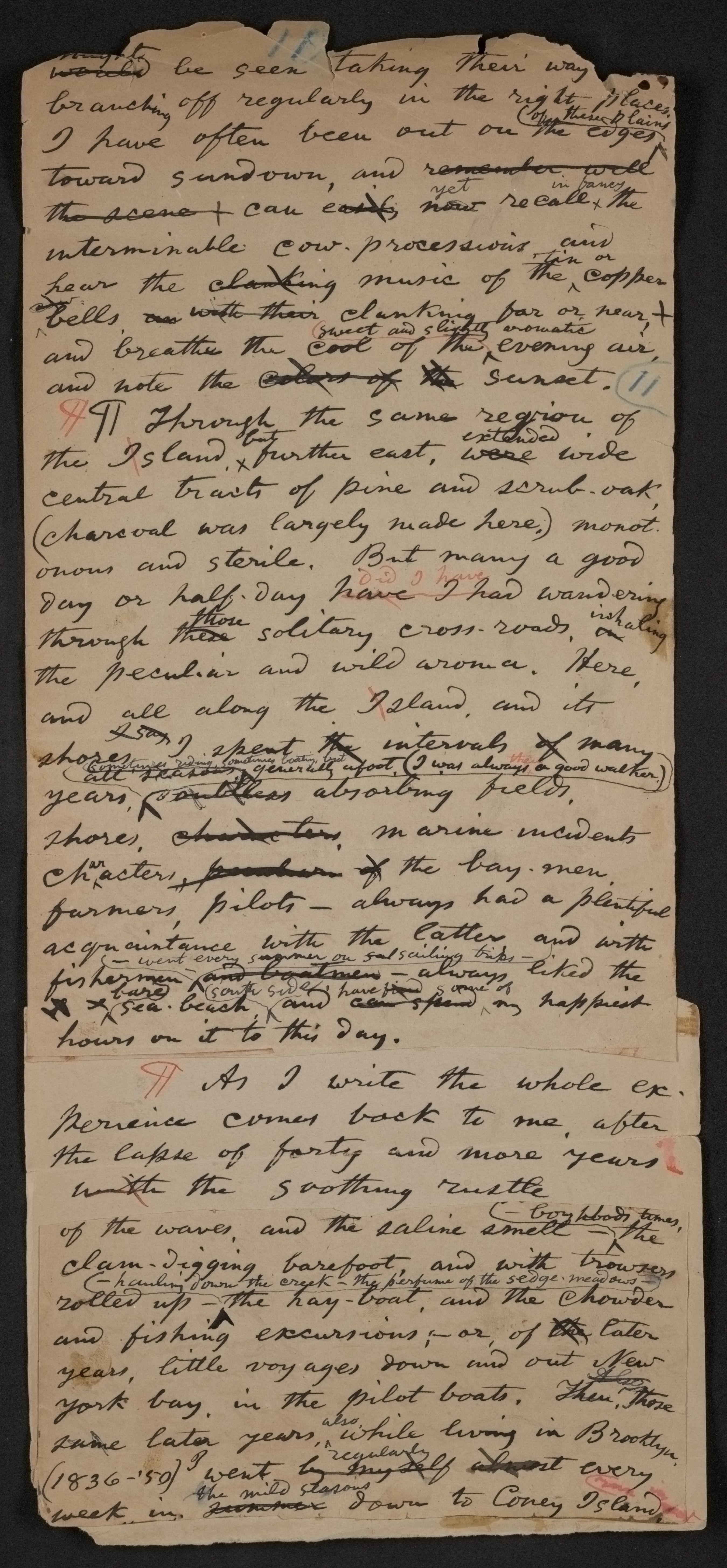 Scanned image of the current content page