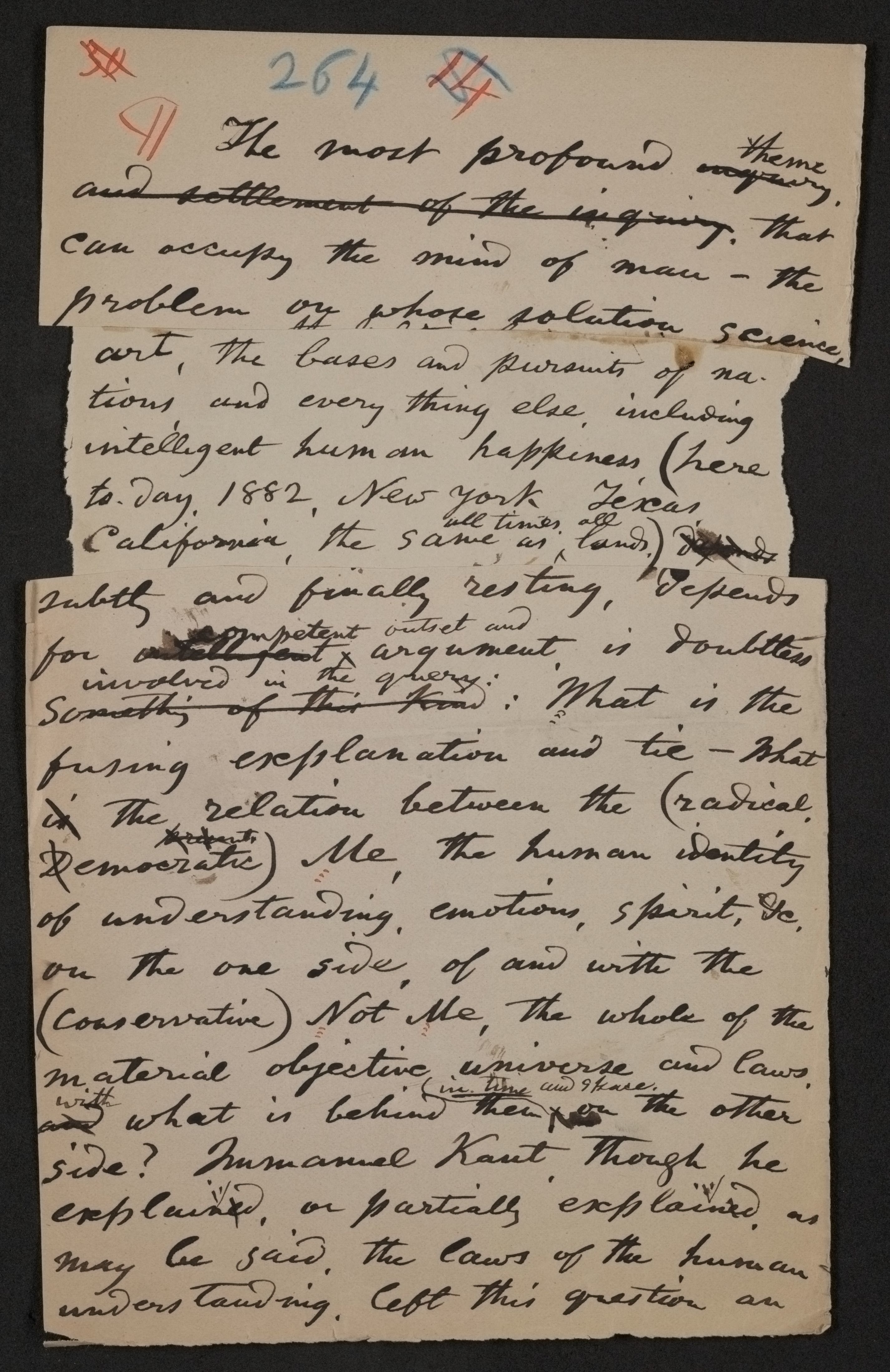 Scanned image of the current content page