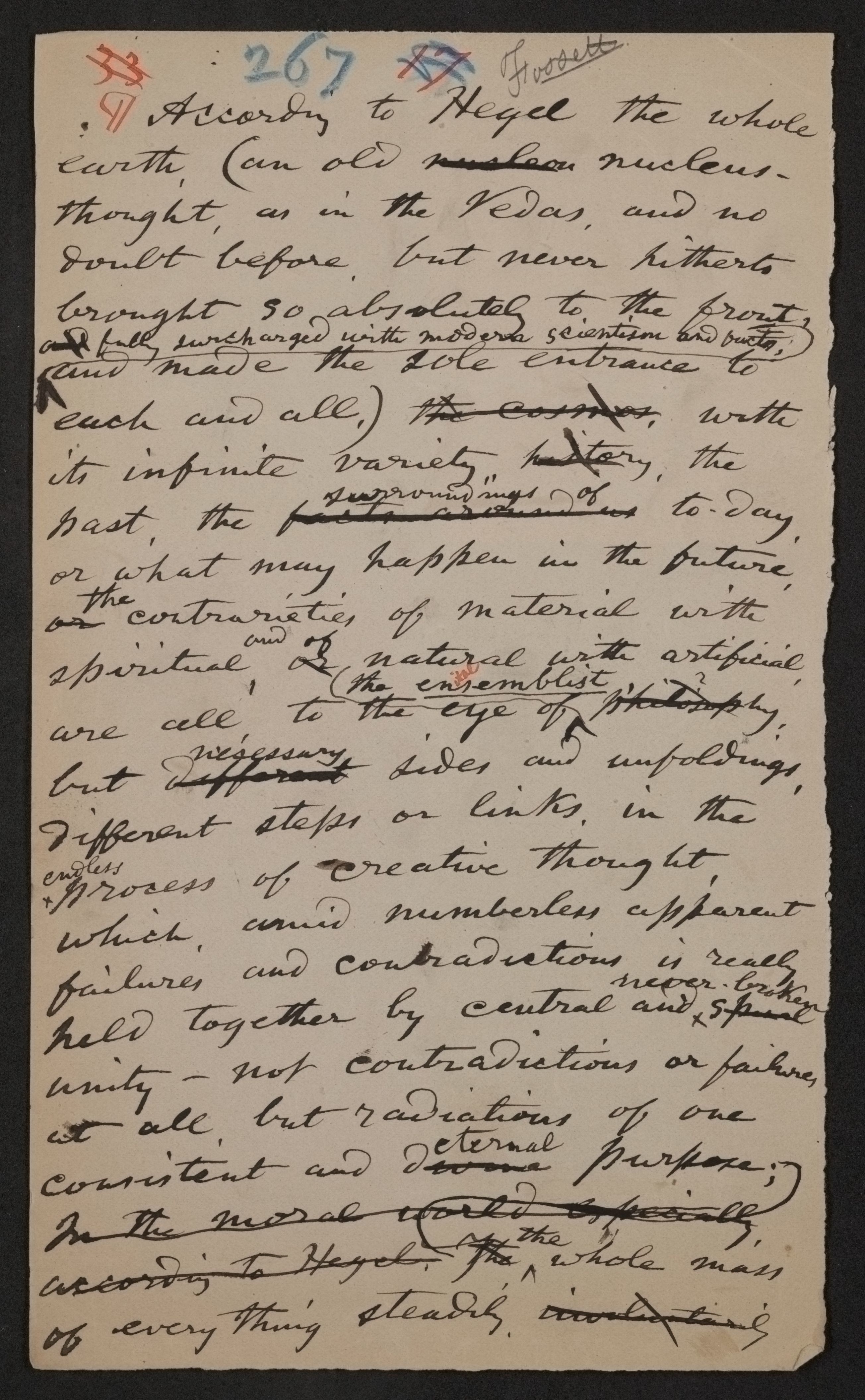Scanned image of the current content page