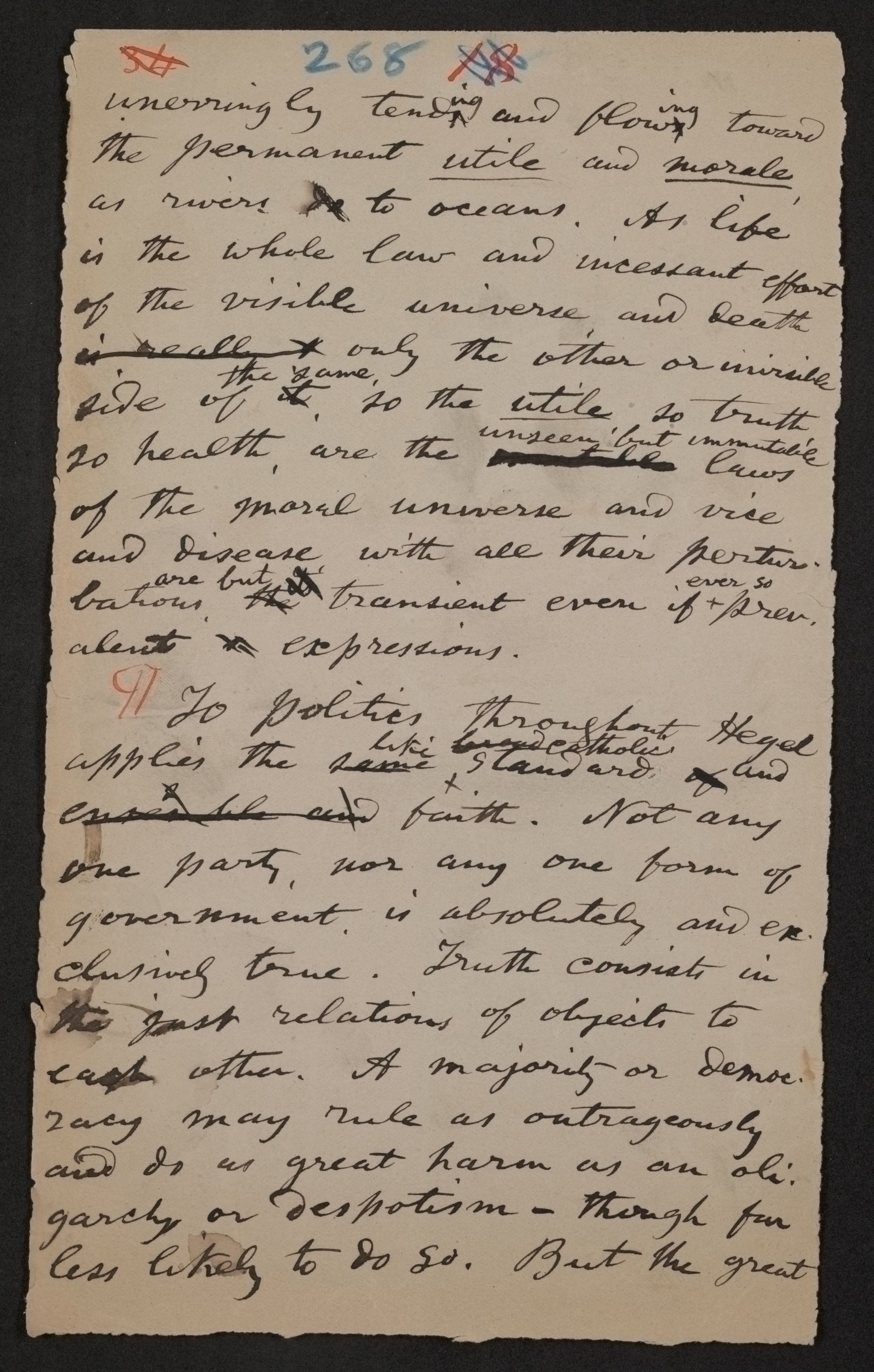 Scanned image of the current content page