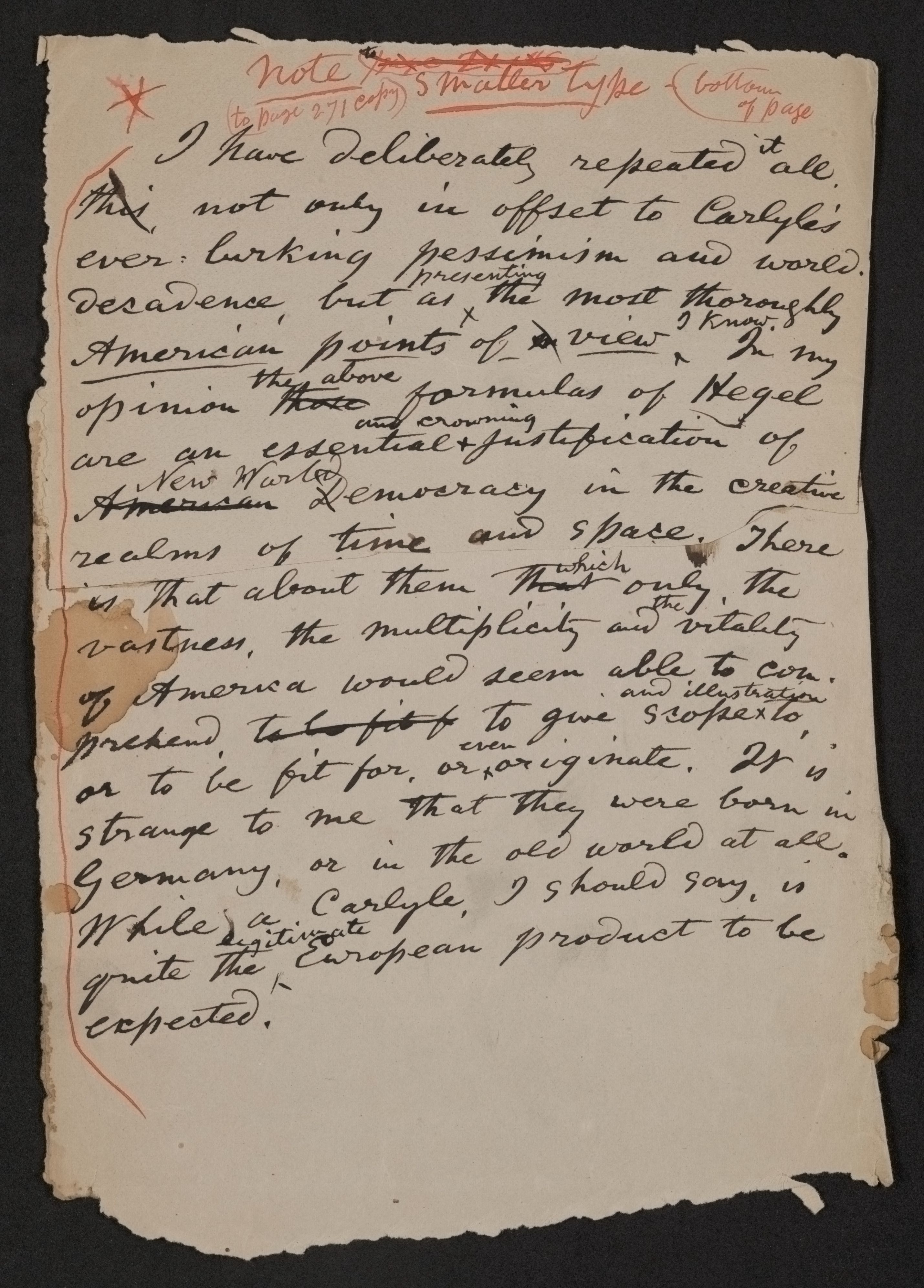 Scanned image of the current content page