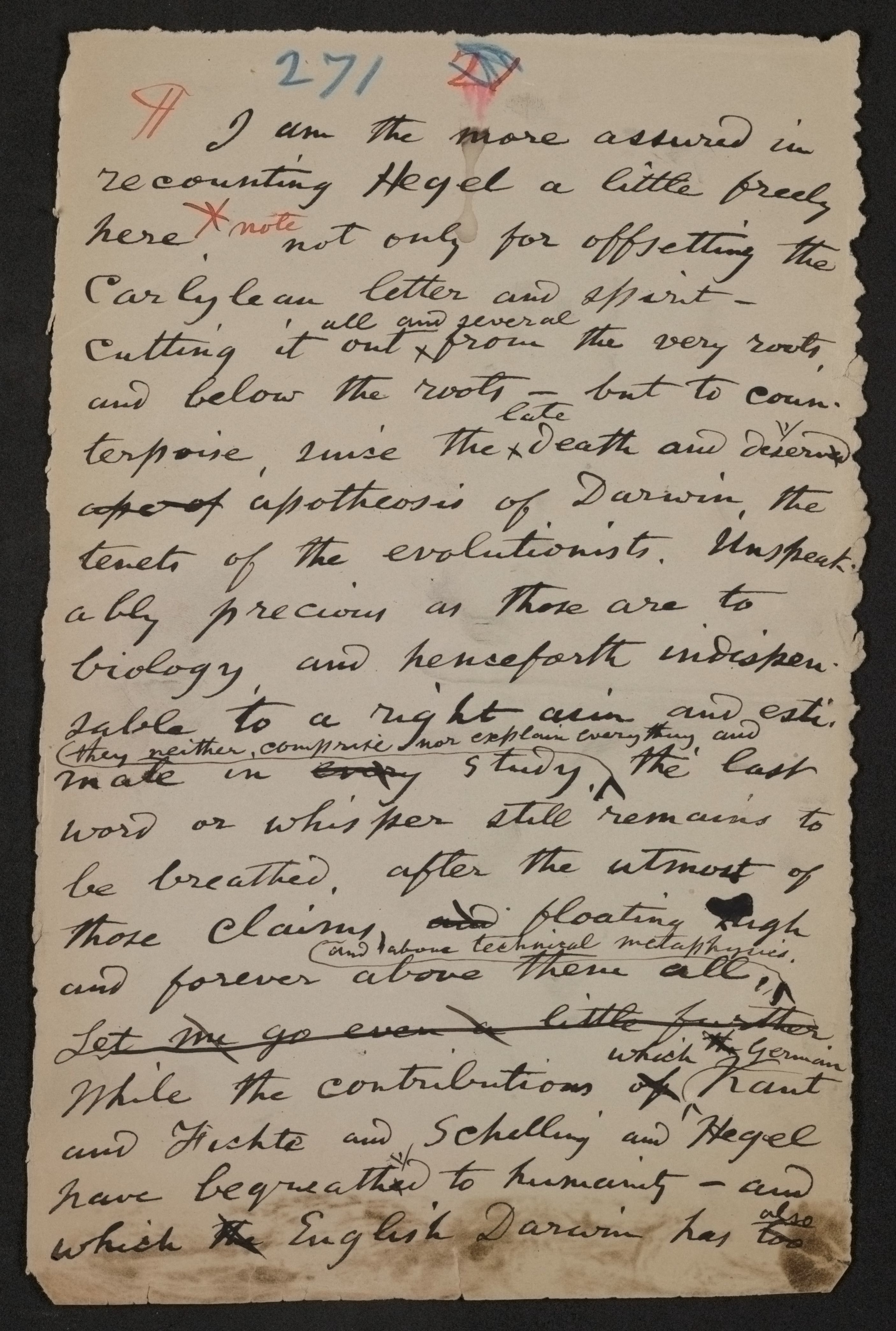 Scanned image of the current content page