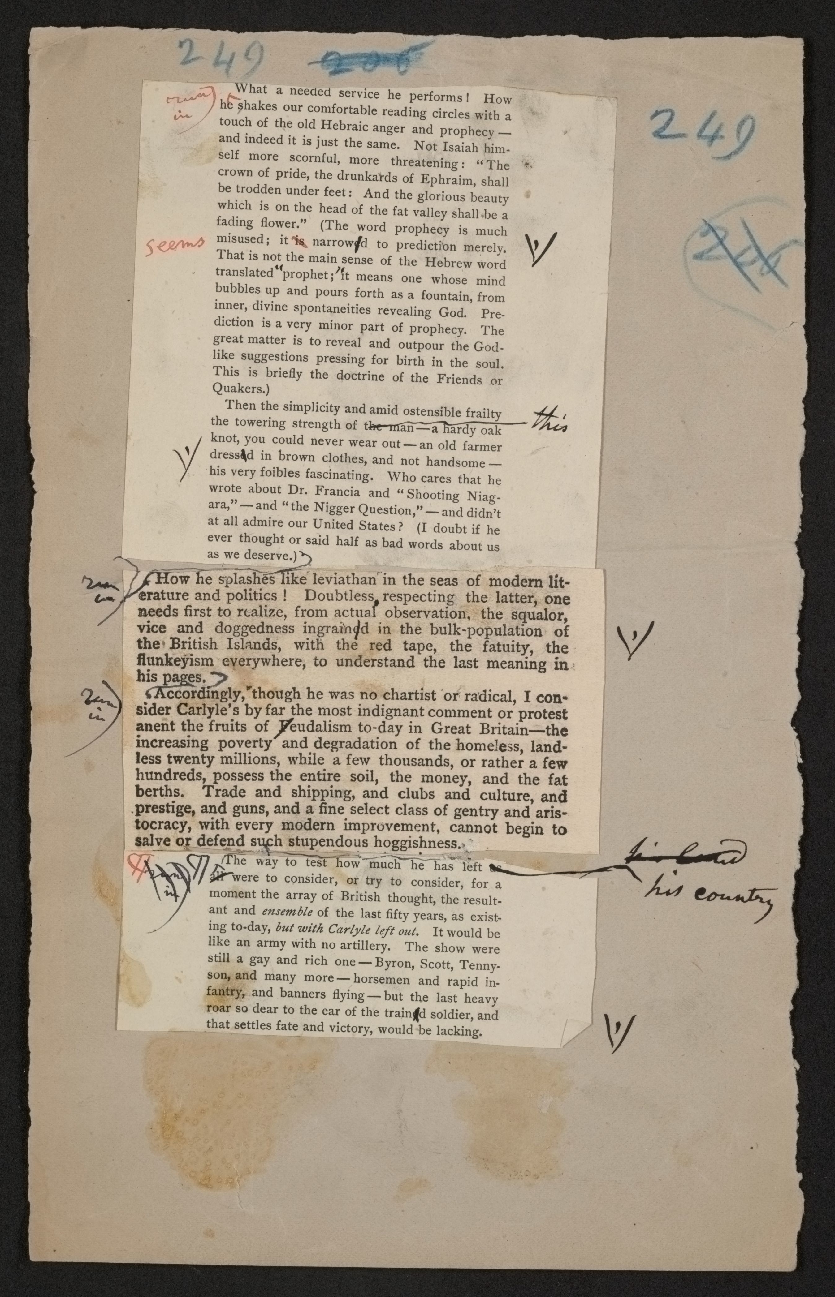 Scanned image of the current content page