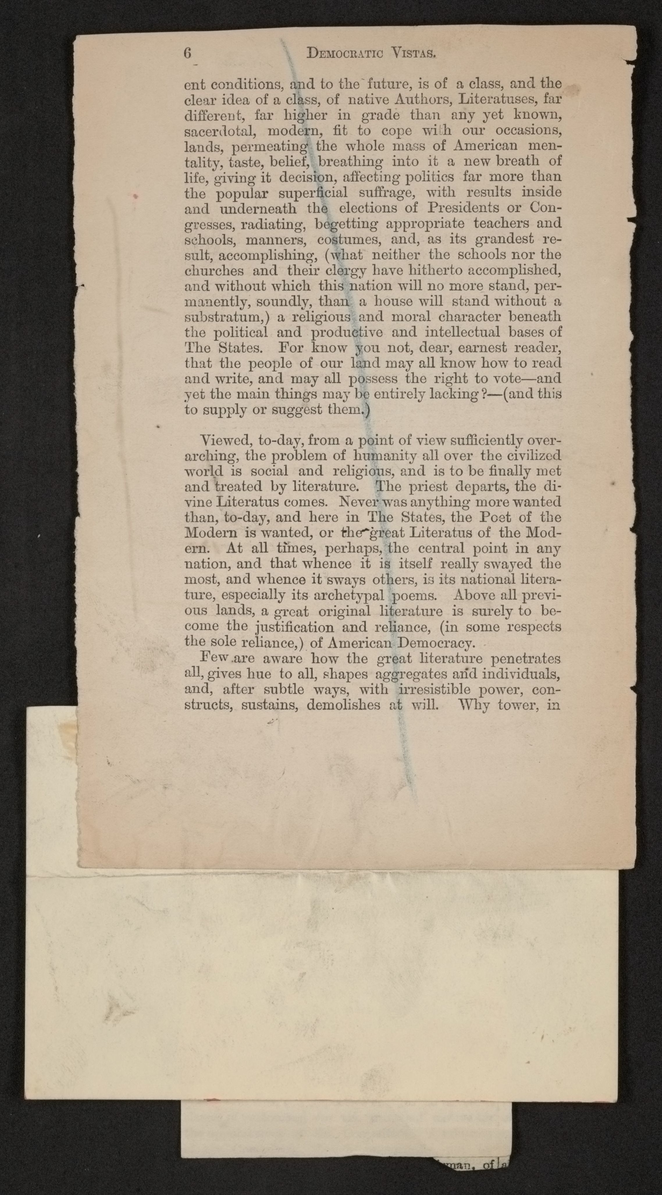 Scanned image of the current content page