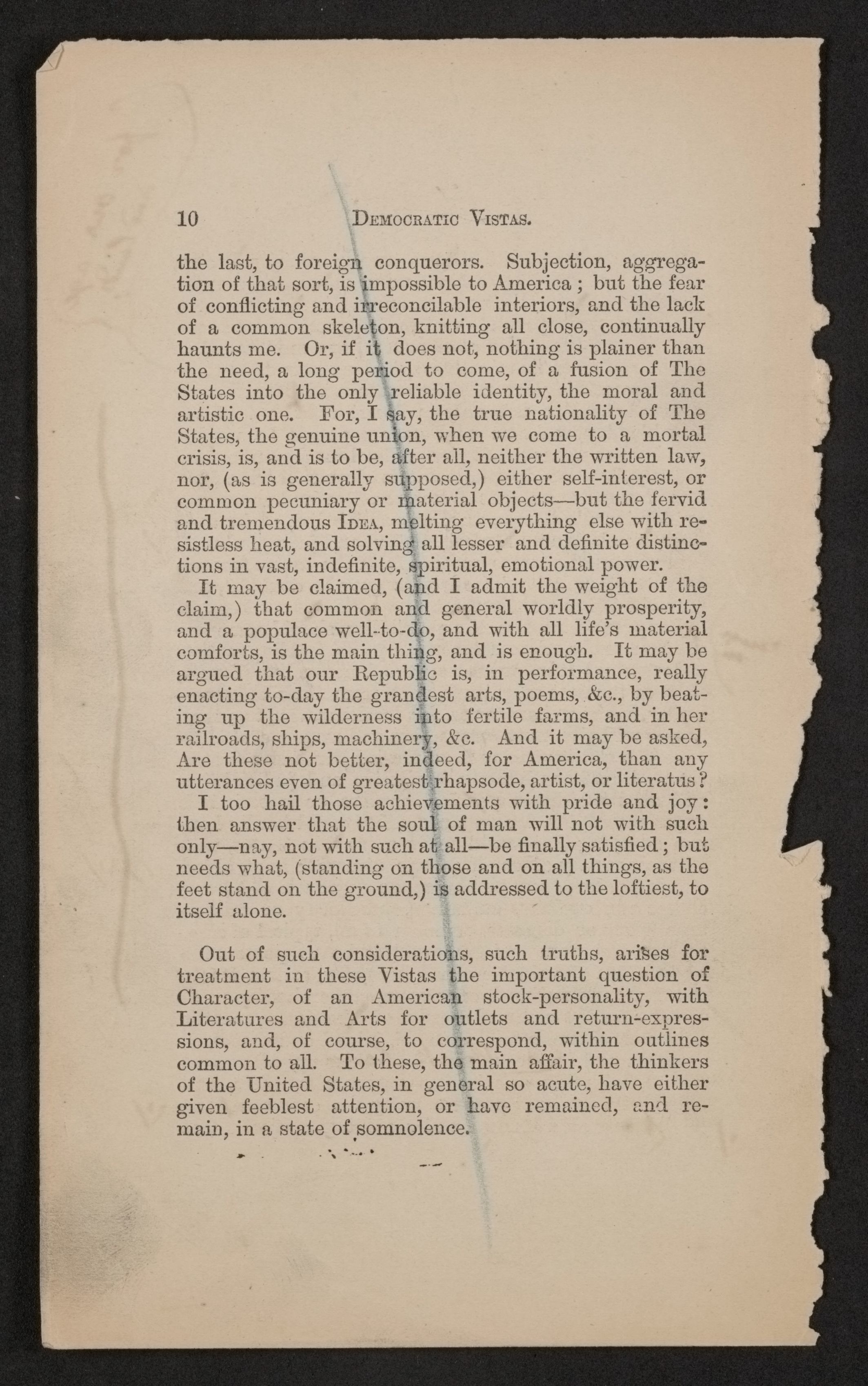 Scanned image of the current content page