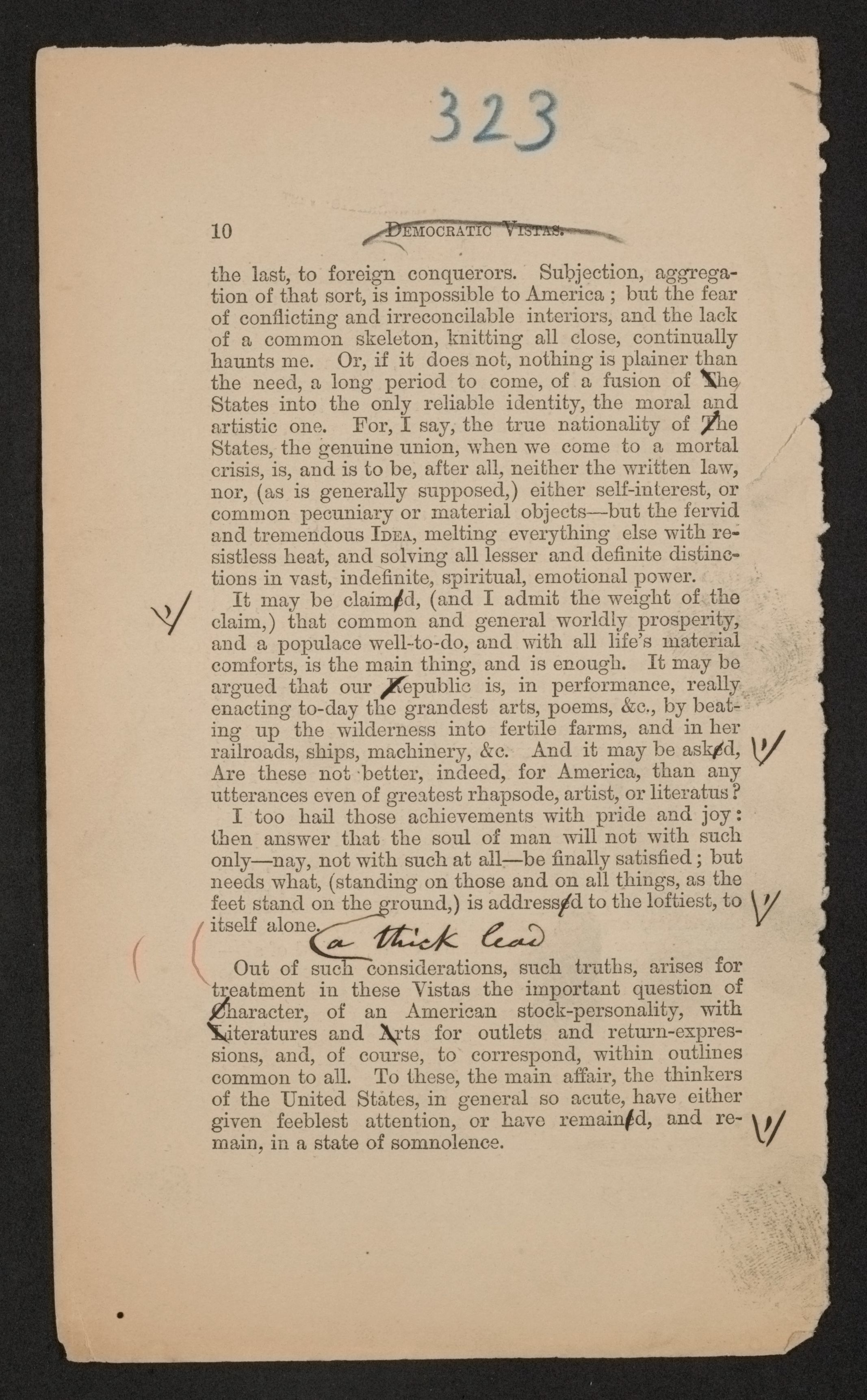 Scanned image of the current content page