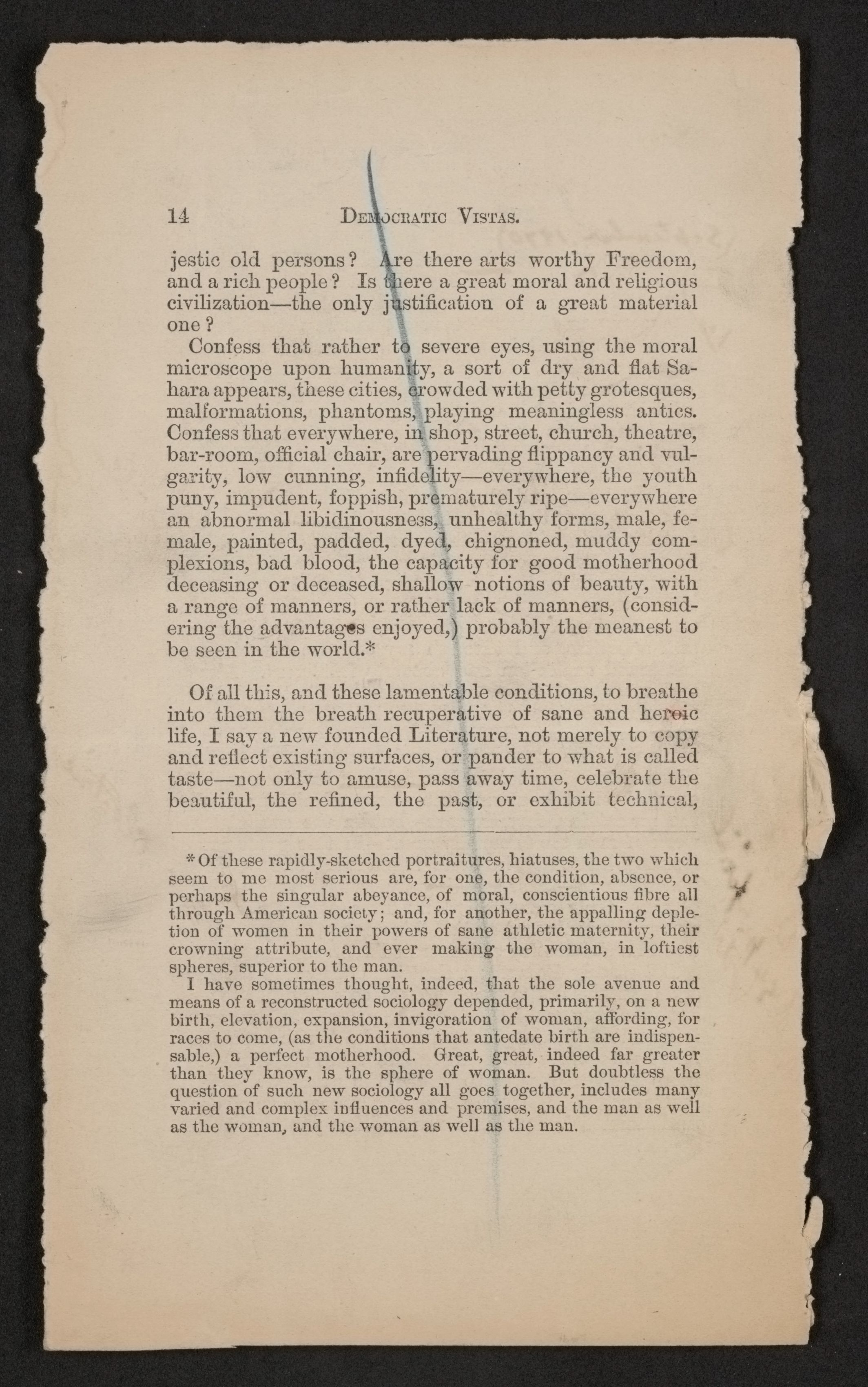 Scanned image of the current content page