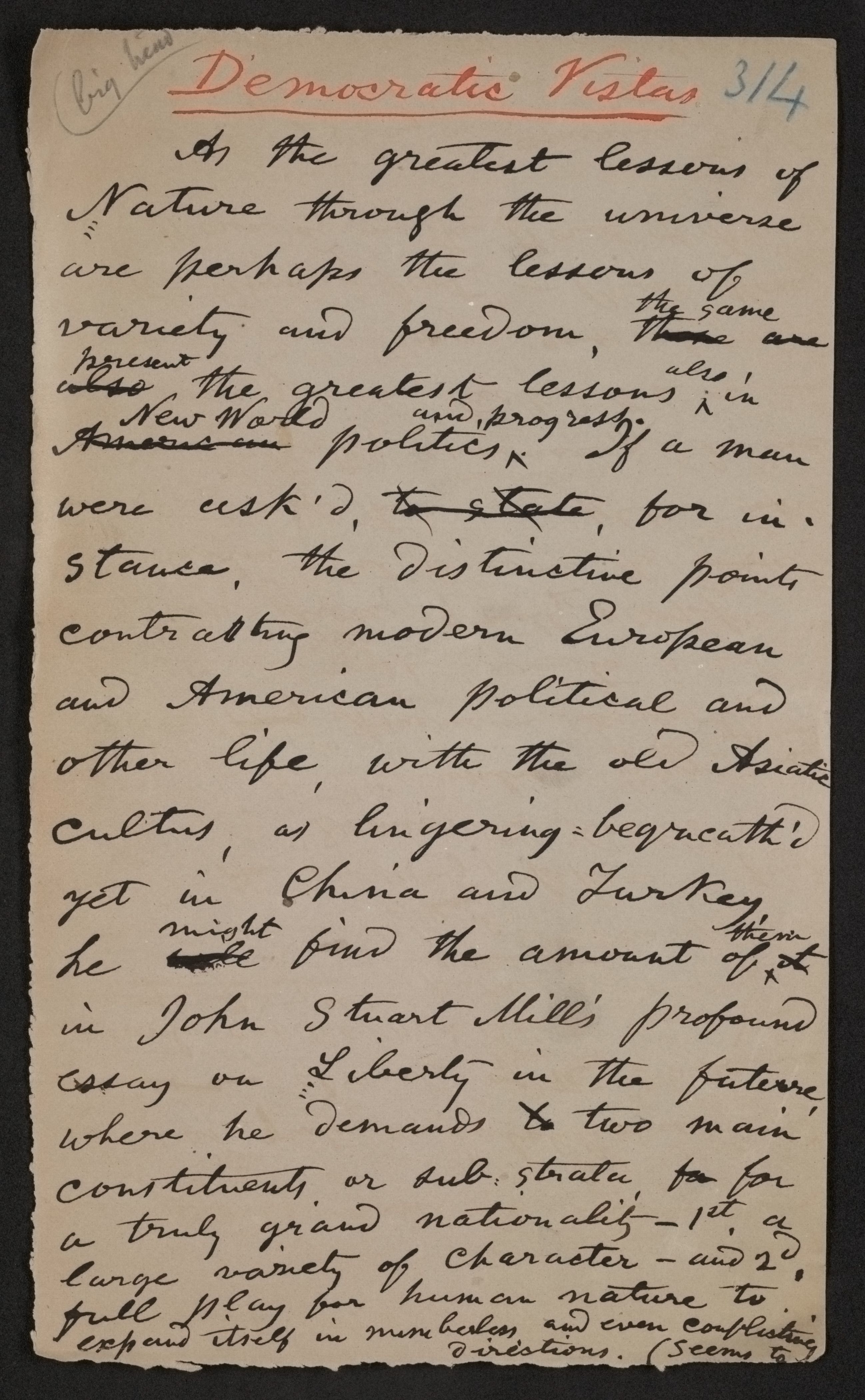 Scanned image of the current content page