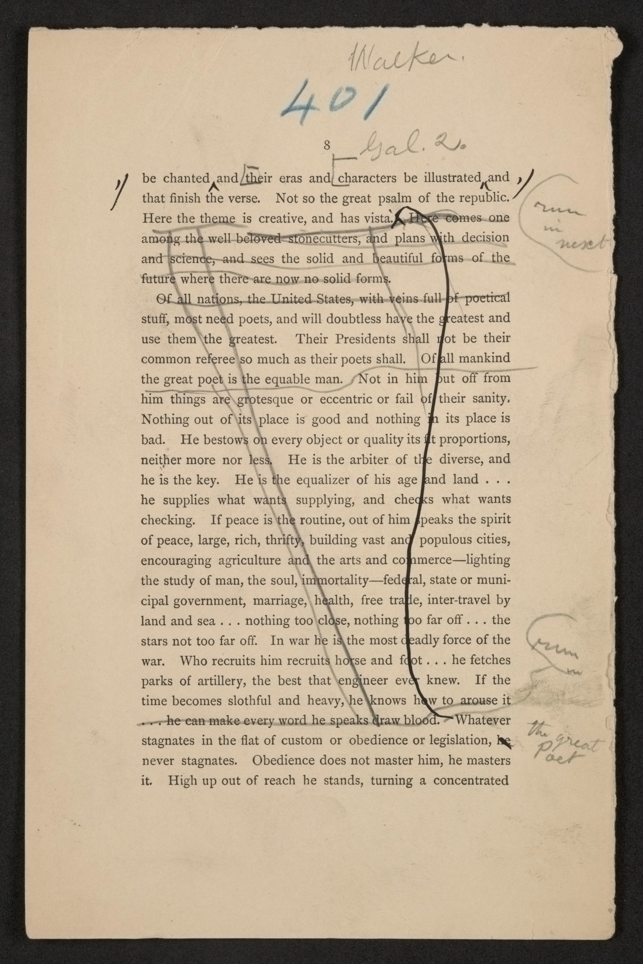 Scanned image of the current content page