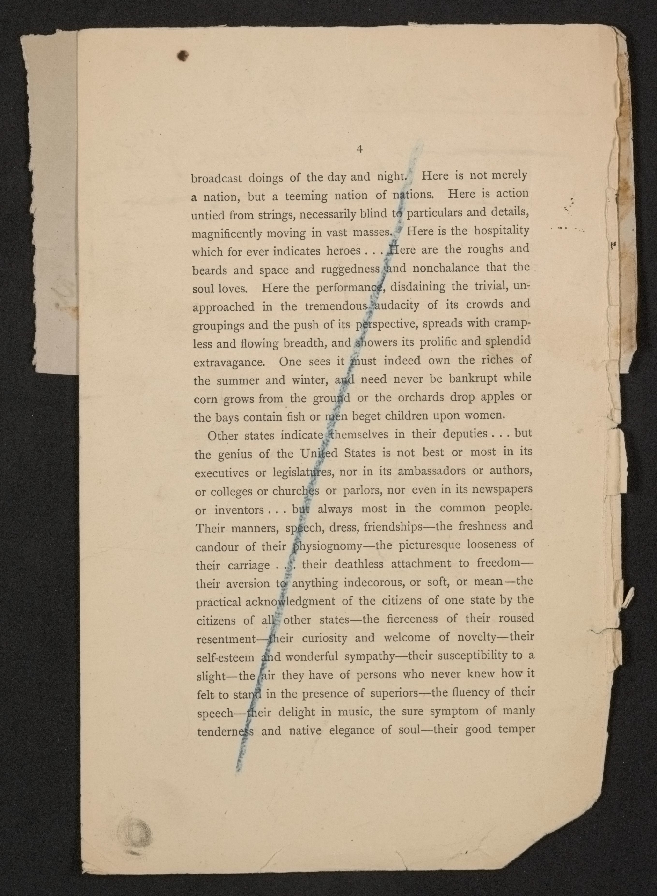 Scanned image of the current content page