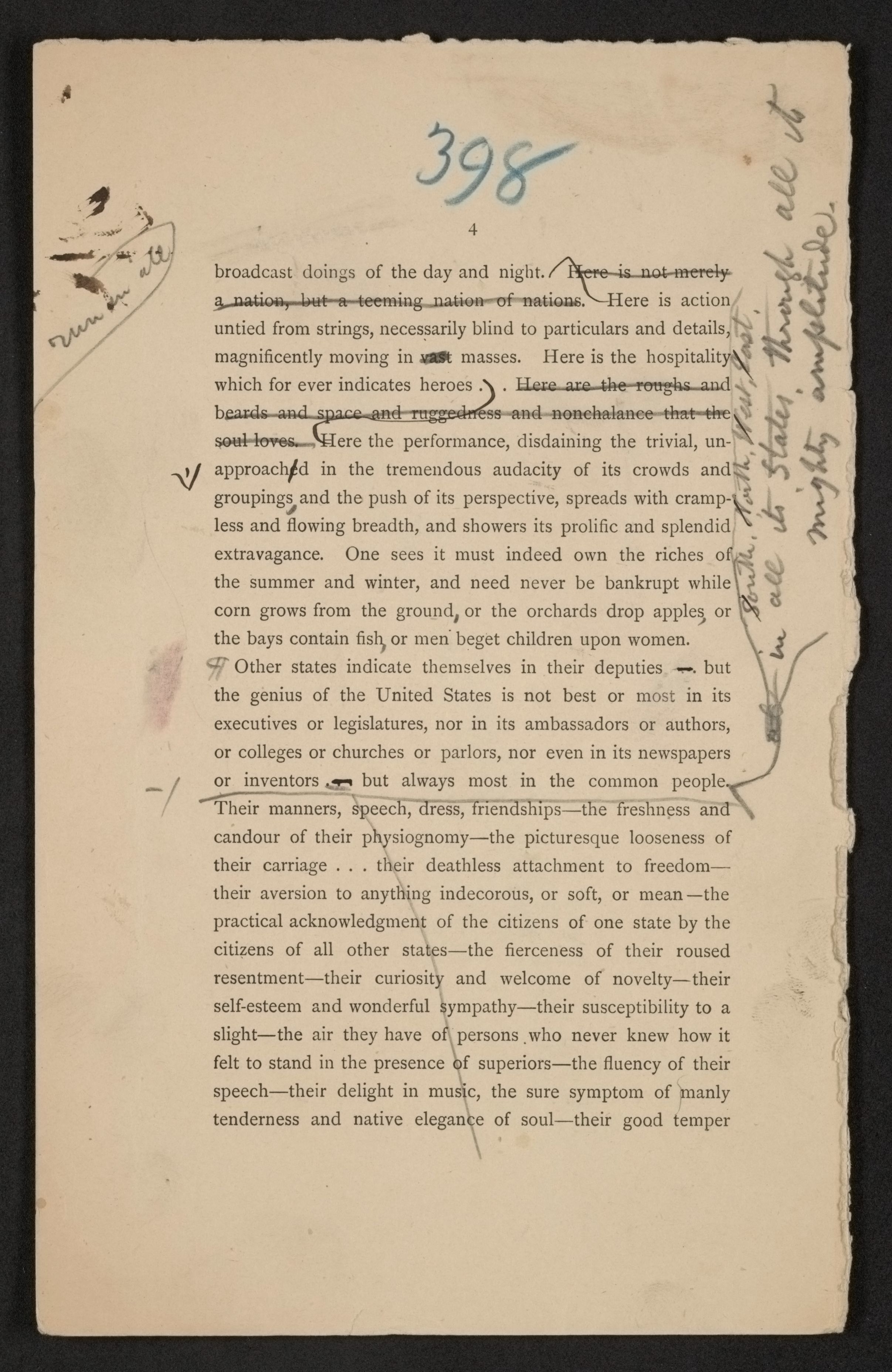 Scanned image of the current content page