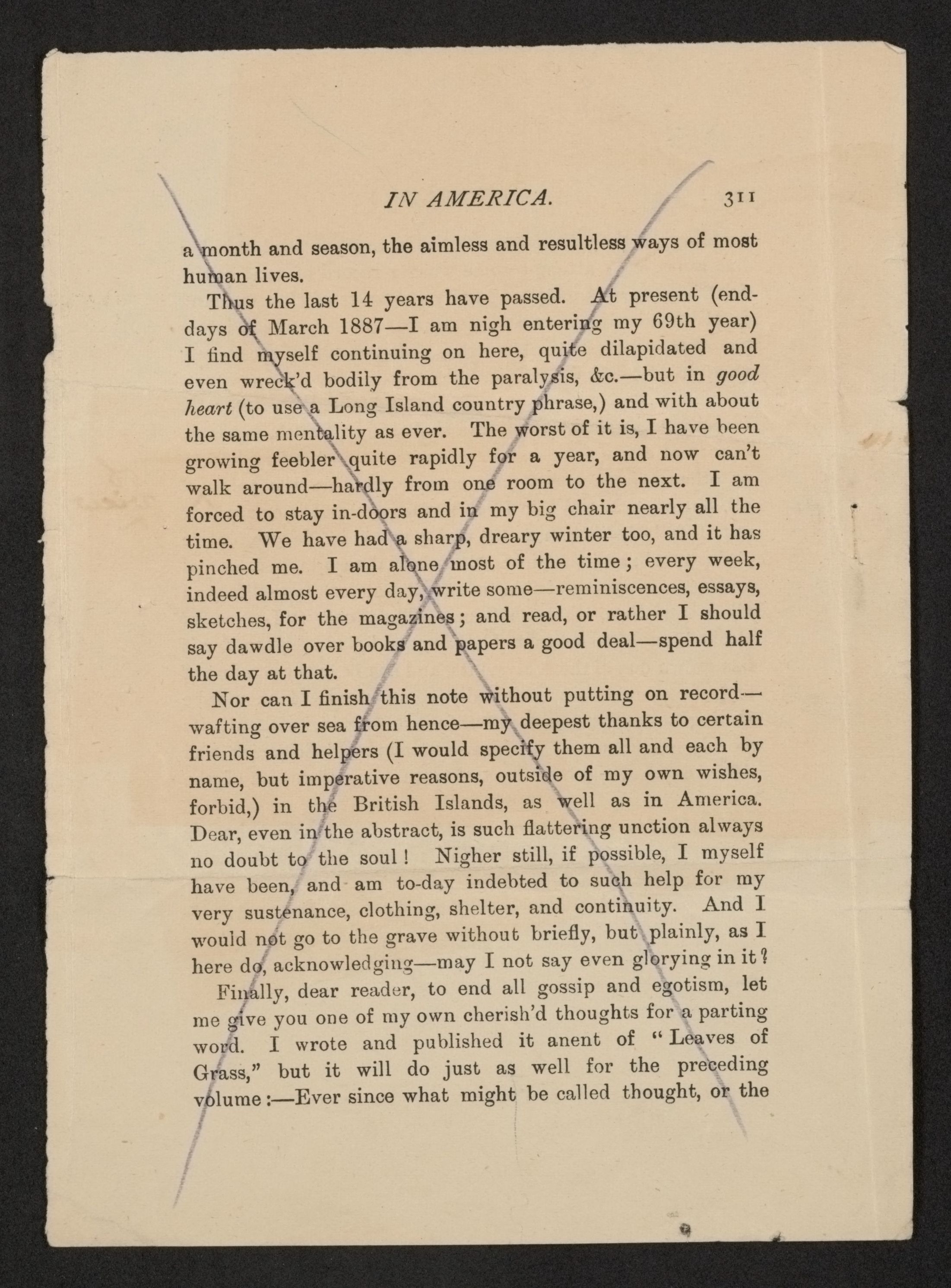 Scanned image of the current content page