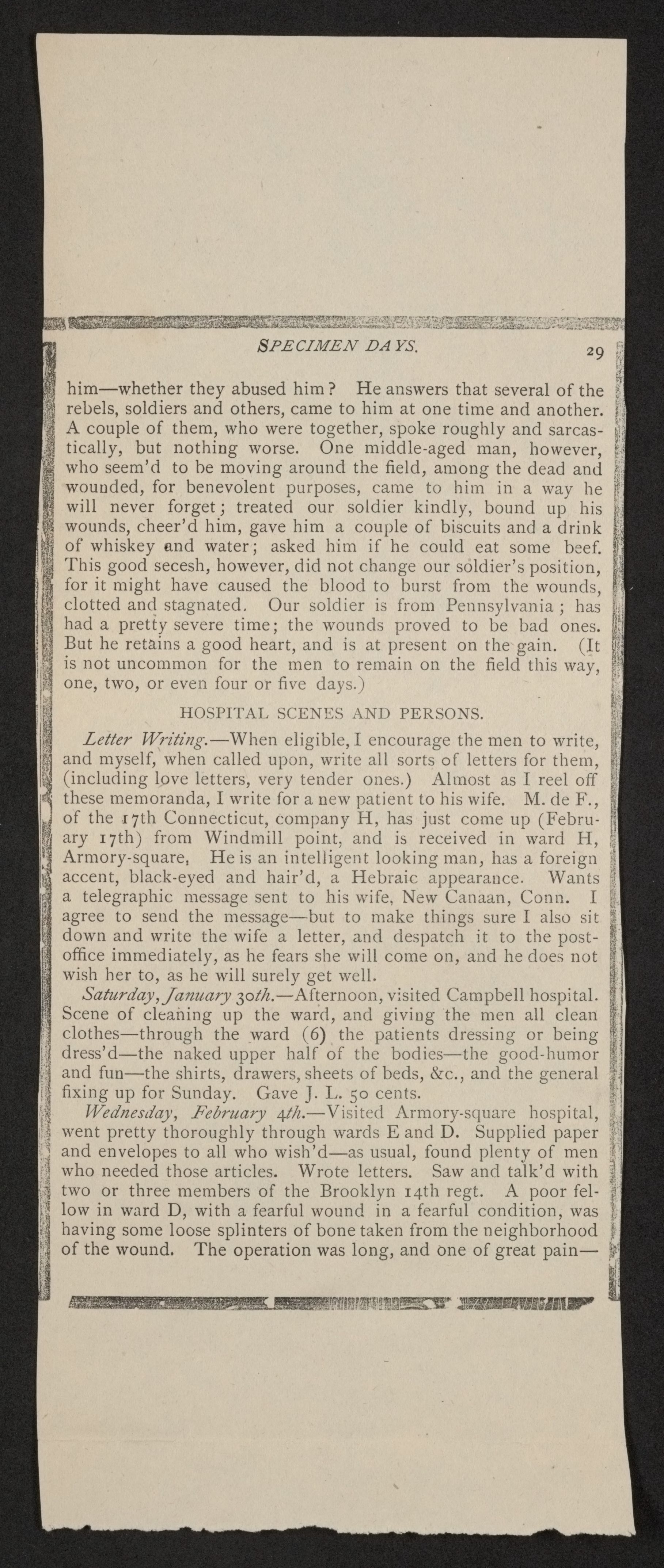 Scanned image of the current content page