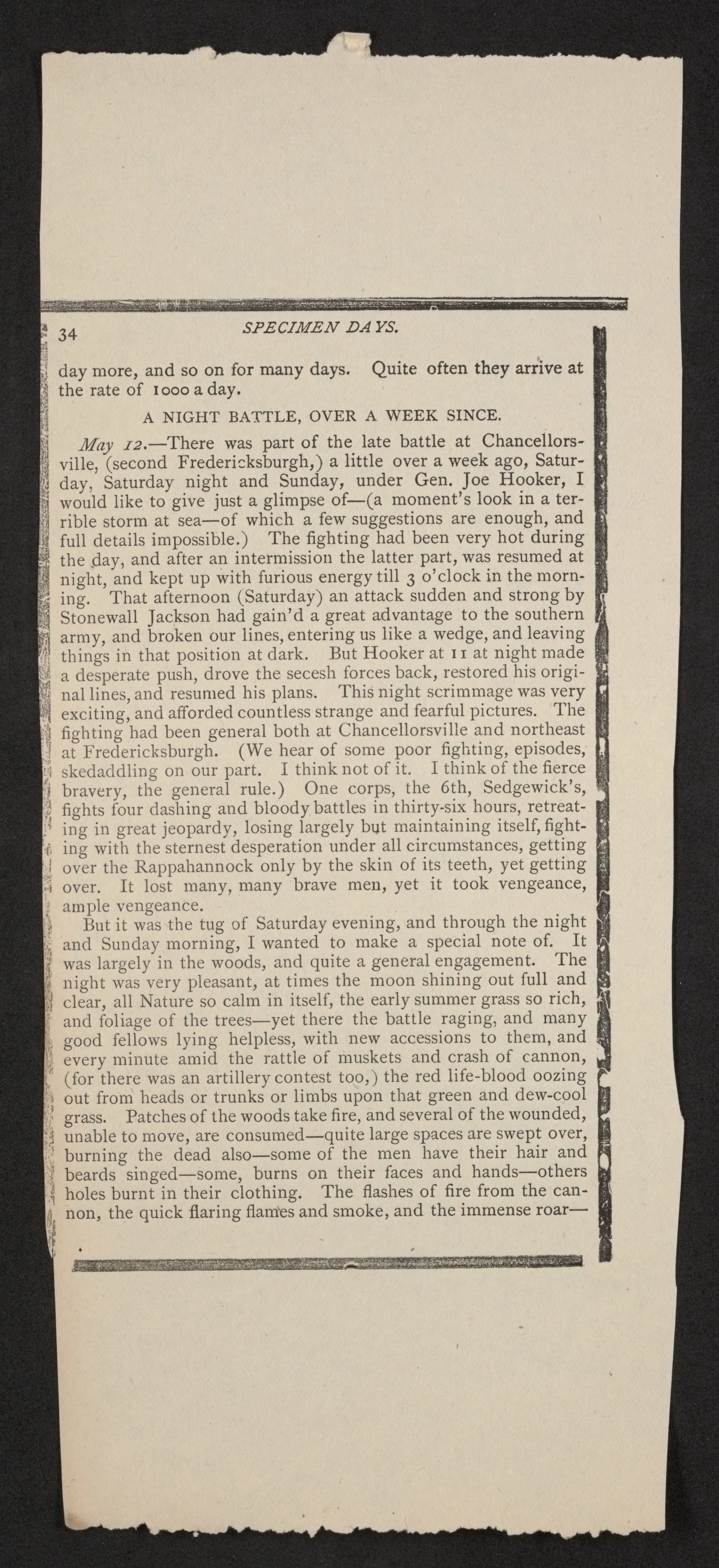 Scanned image of the current content page