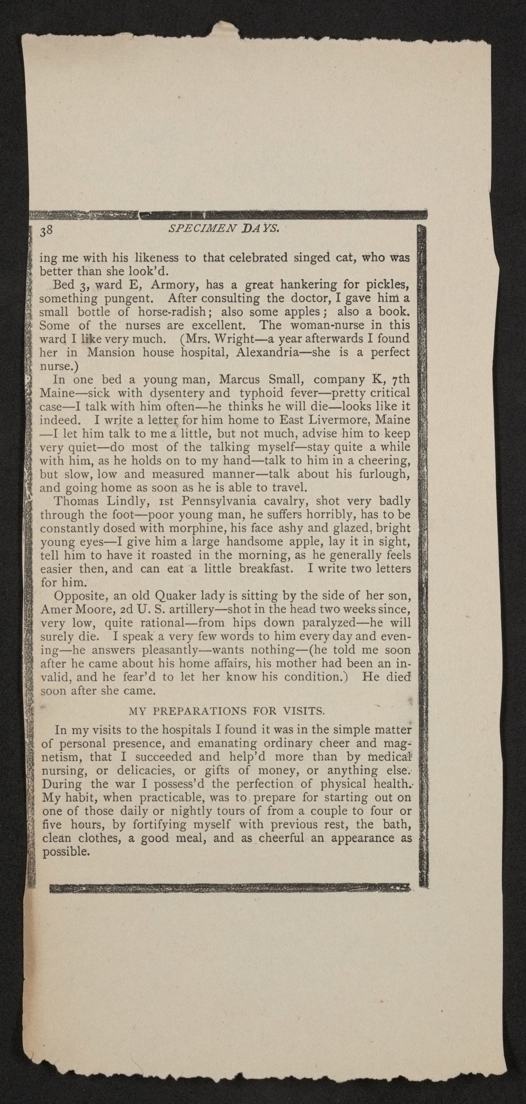 Scanned image of the current content page