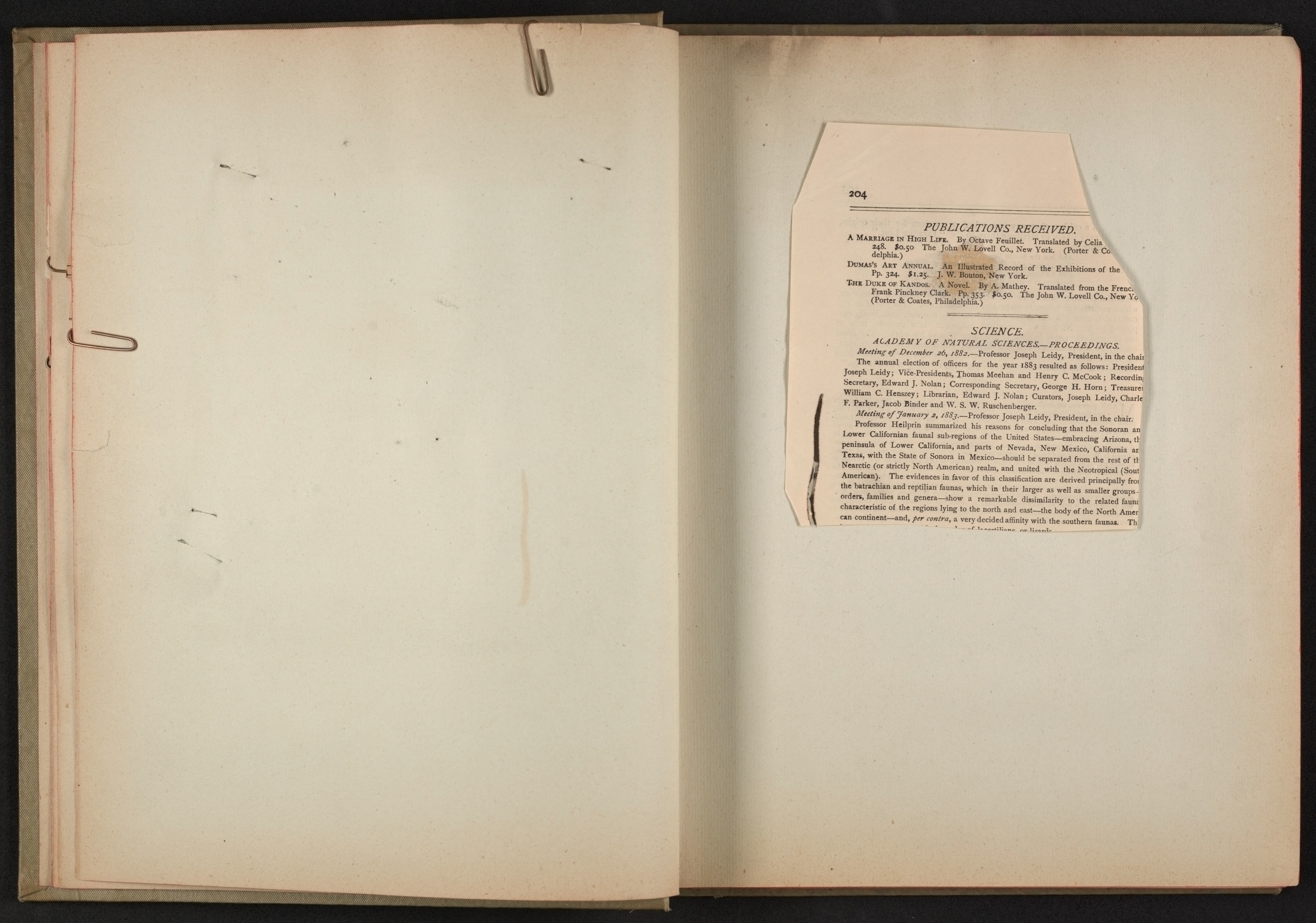 Scanned image of the current content page