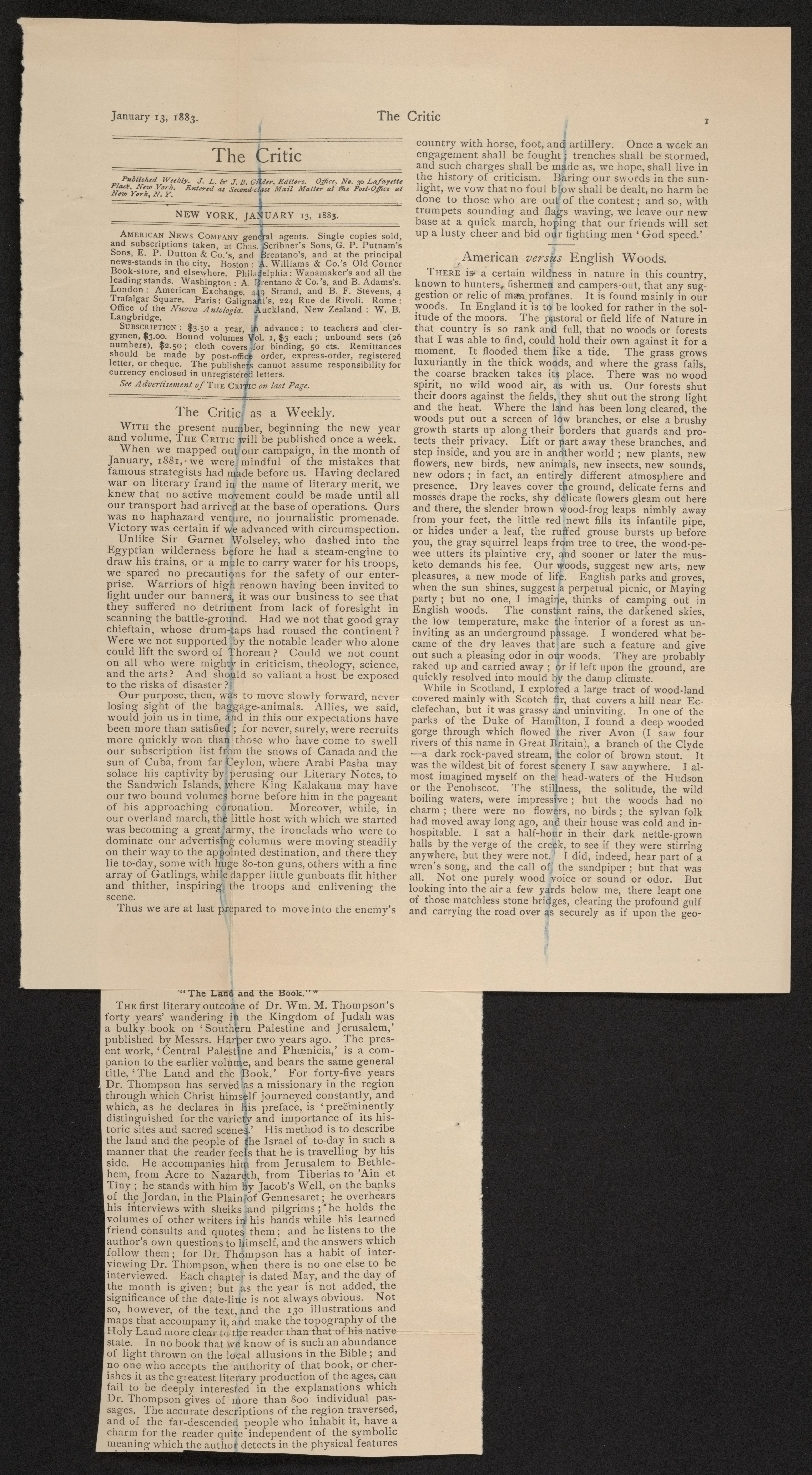 Scanned image of the current content page