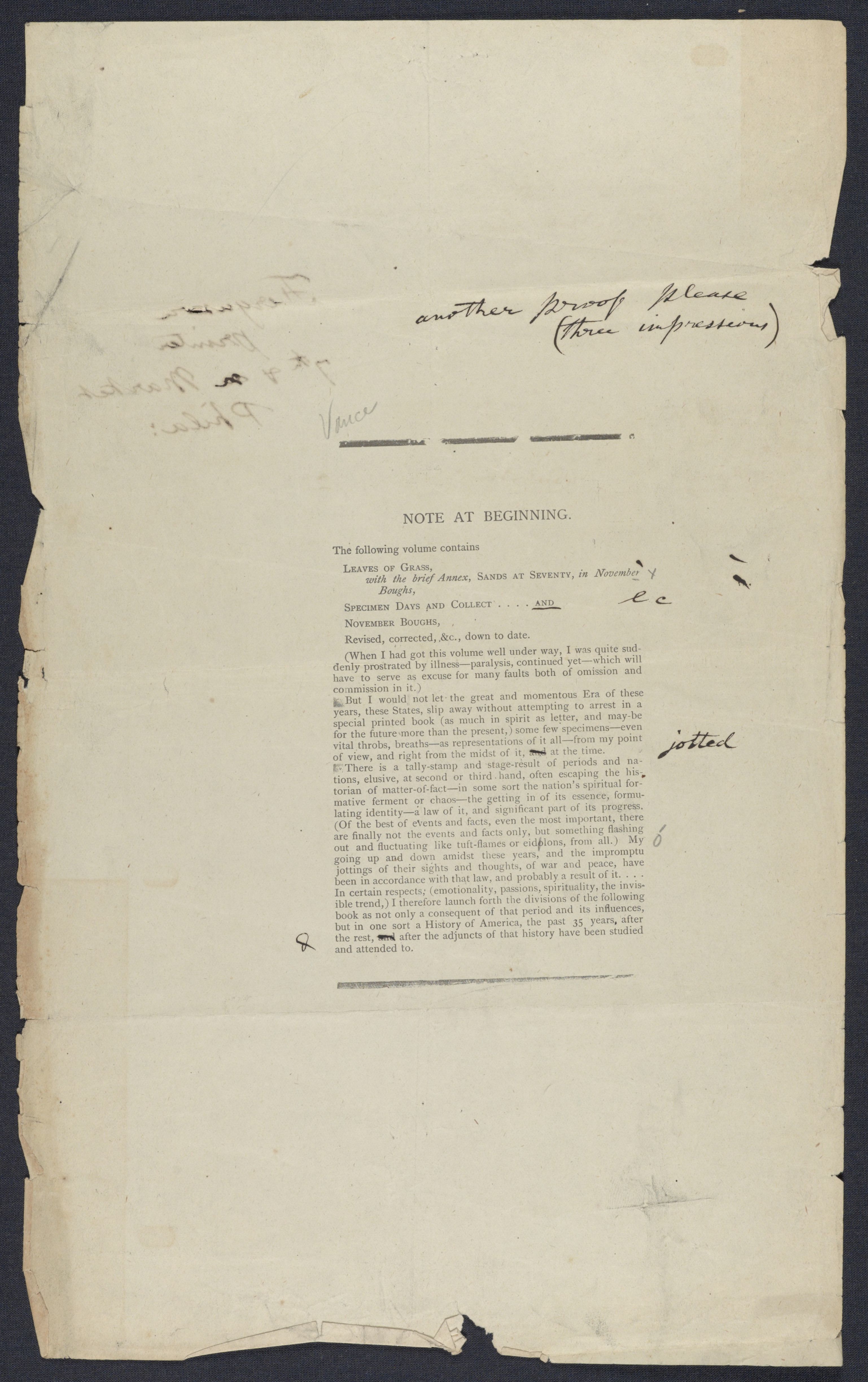 Scanned image of the current content page