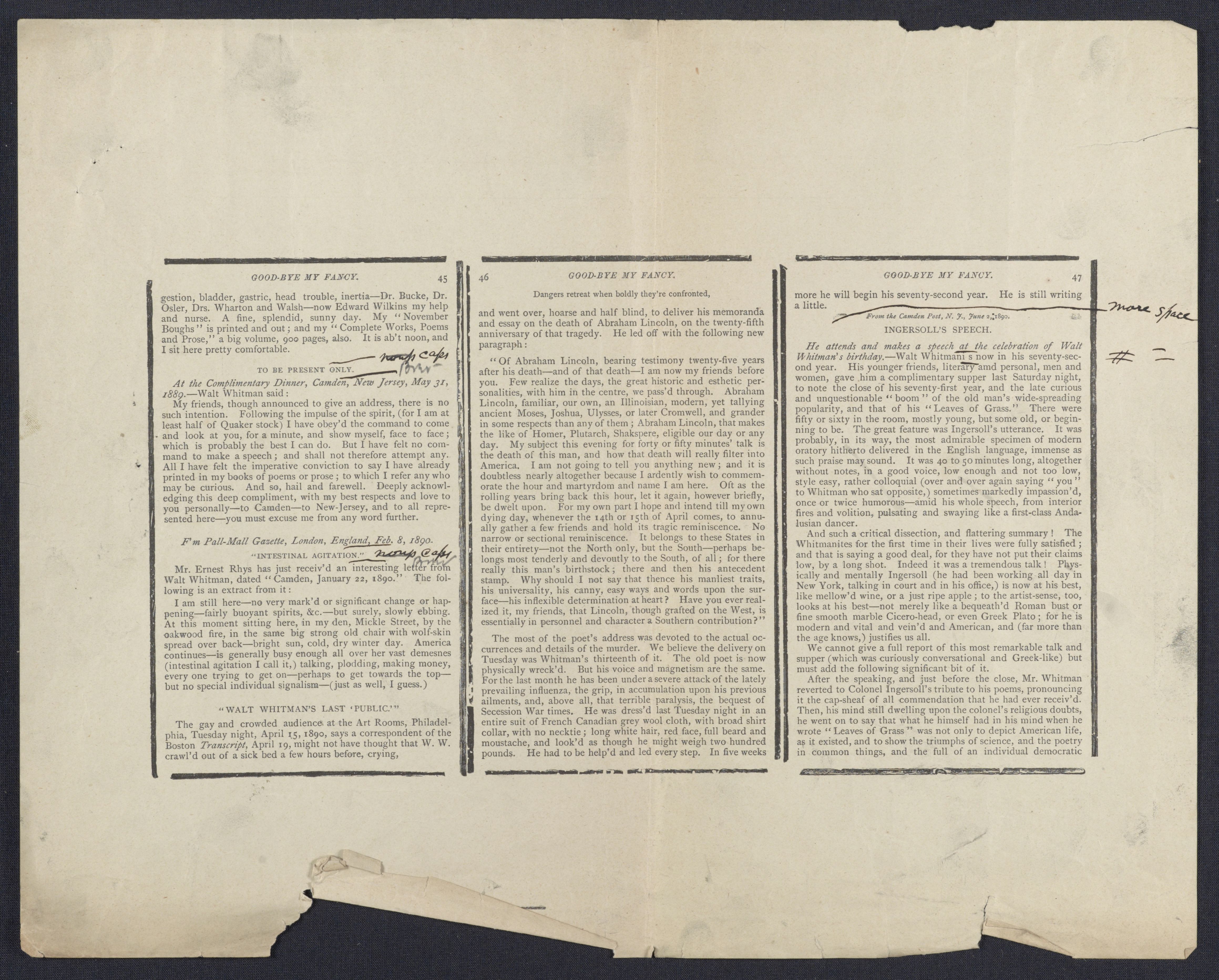 Scanned image of the current content page