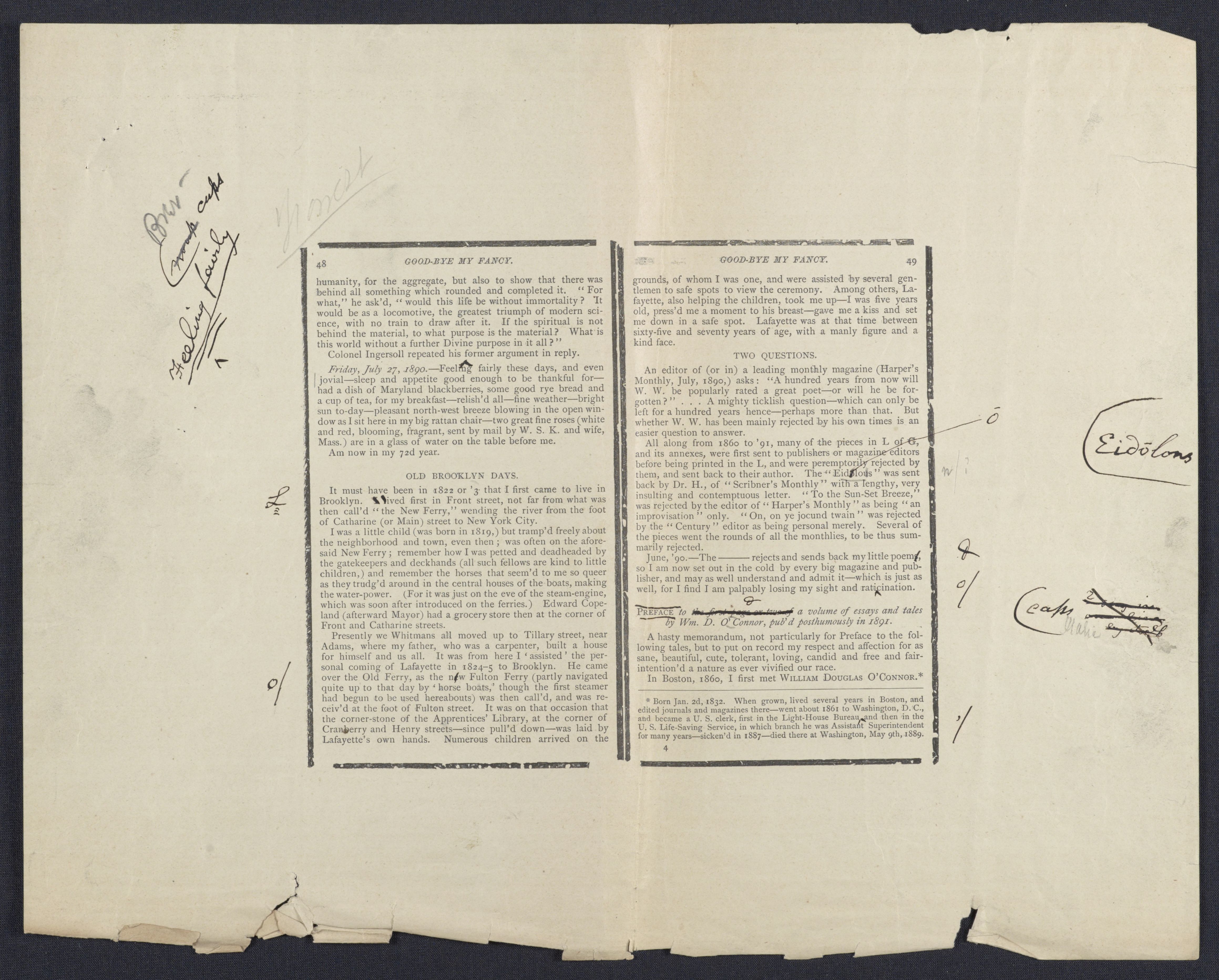 Scanned image of the current content page